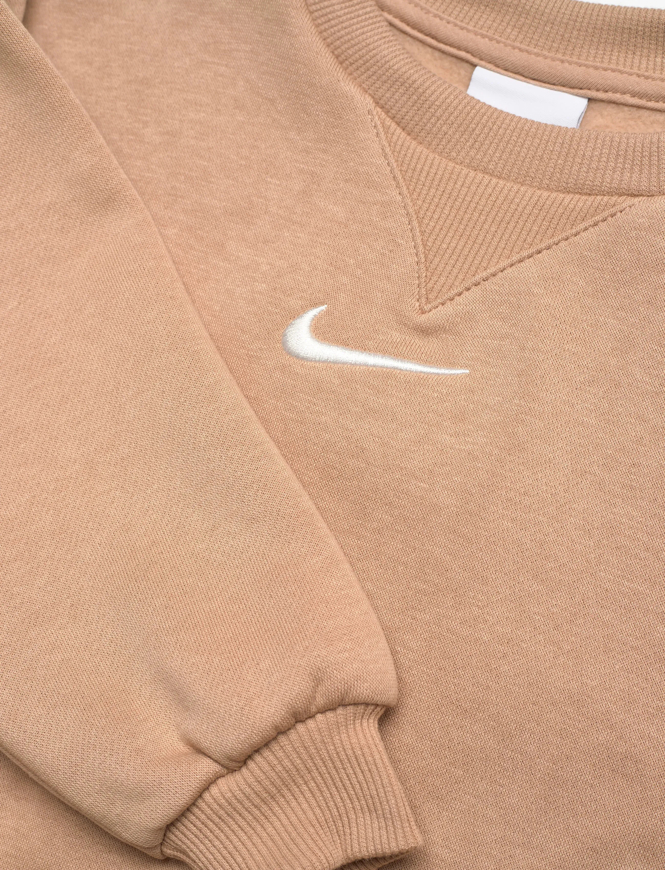 Nike - NKN ESSENTIAL FLEECE CREW SET - tracksuits & 2-piece sets - beige - 2
