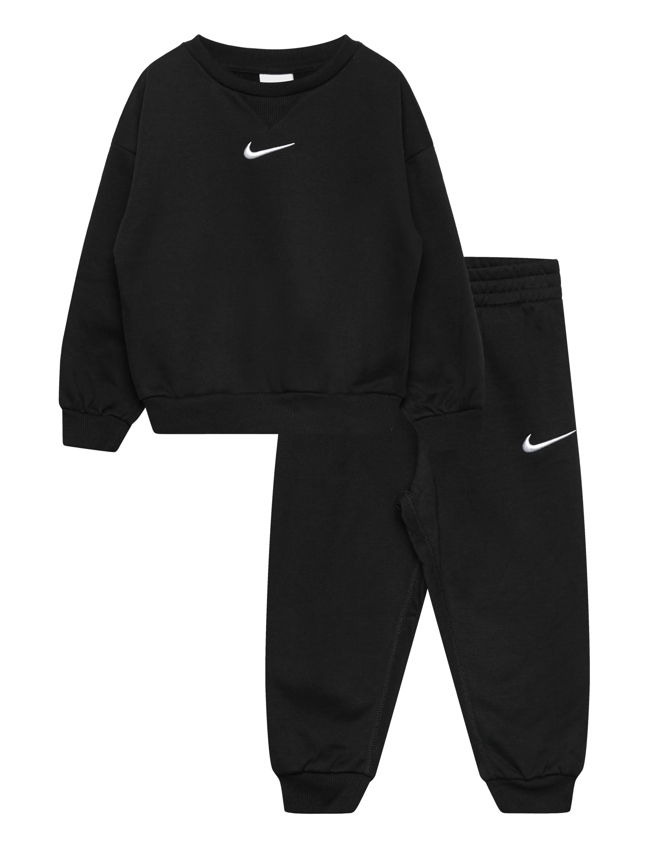 Nike NKN ESSENTIAL FLEECE CREW SET - Set - BLACK / black