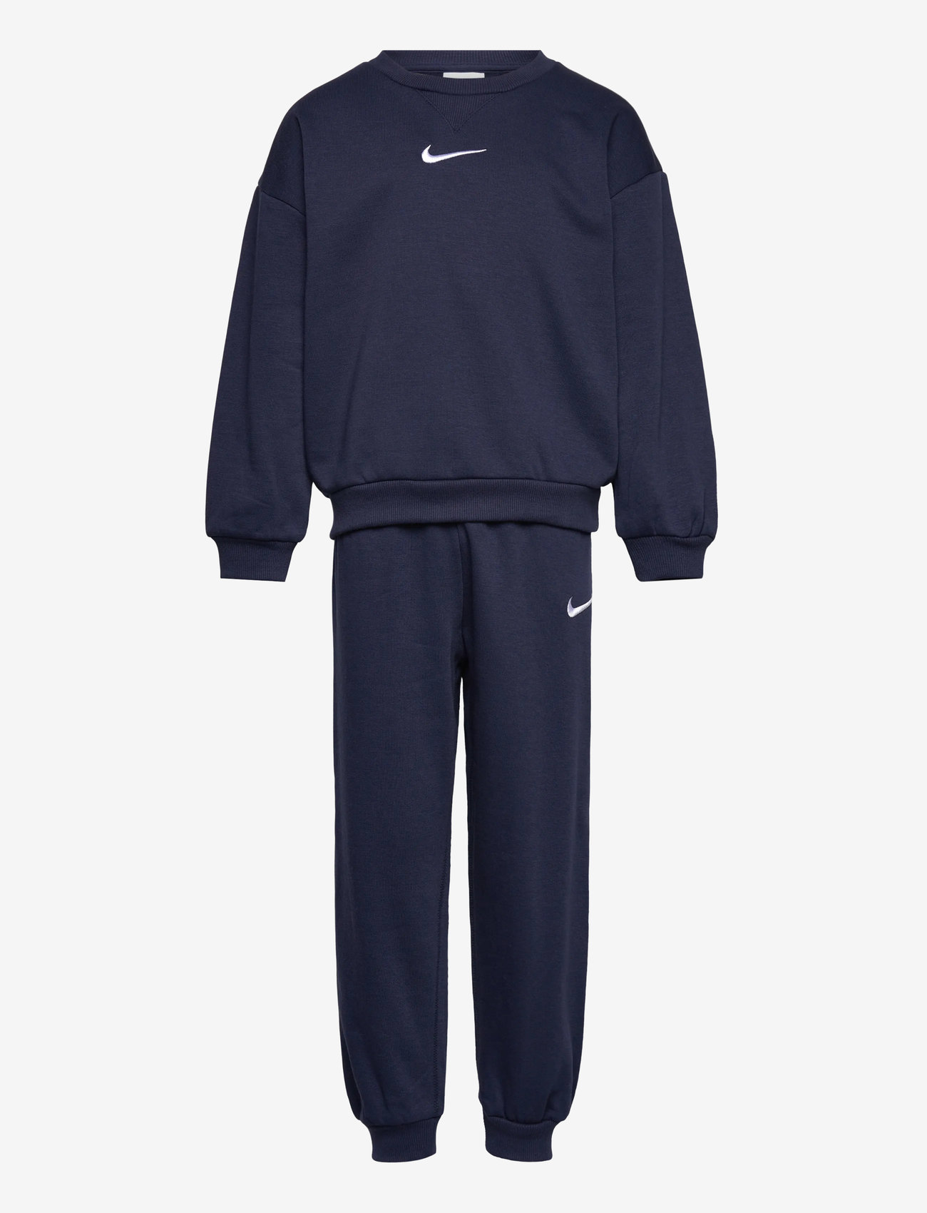 Nike - NKN ESSENTIAL FLEECE CREW SET - tracksuits & 2-piece sets - midnight navy - 0
