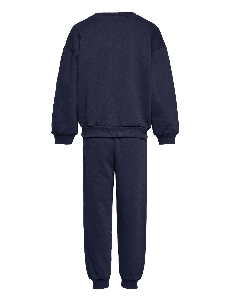 Nike - NKN ESSENTIAL FLEECE CREW SET - sportiniai kostiumai - midnight navy - 1