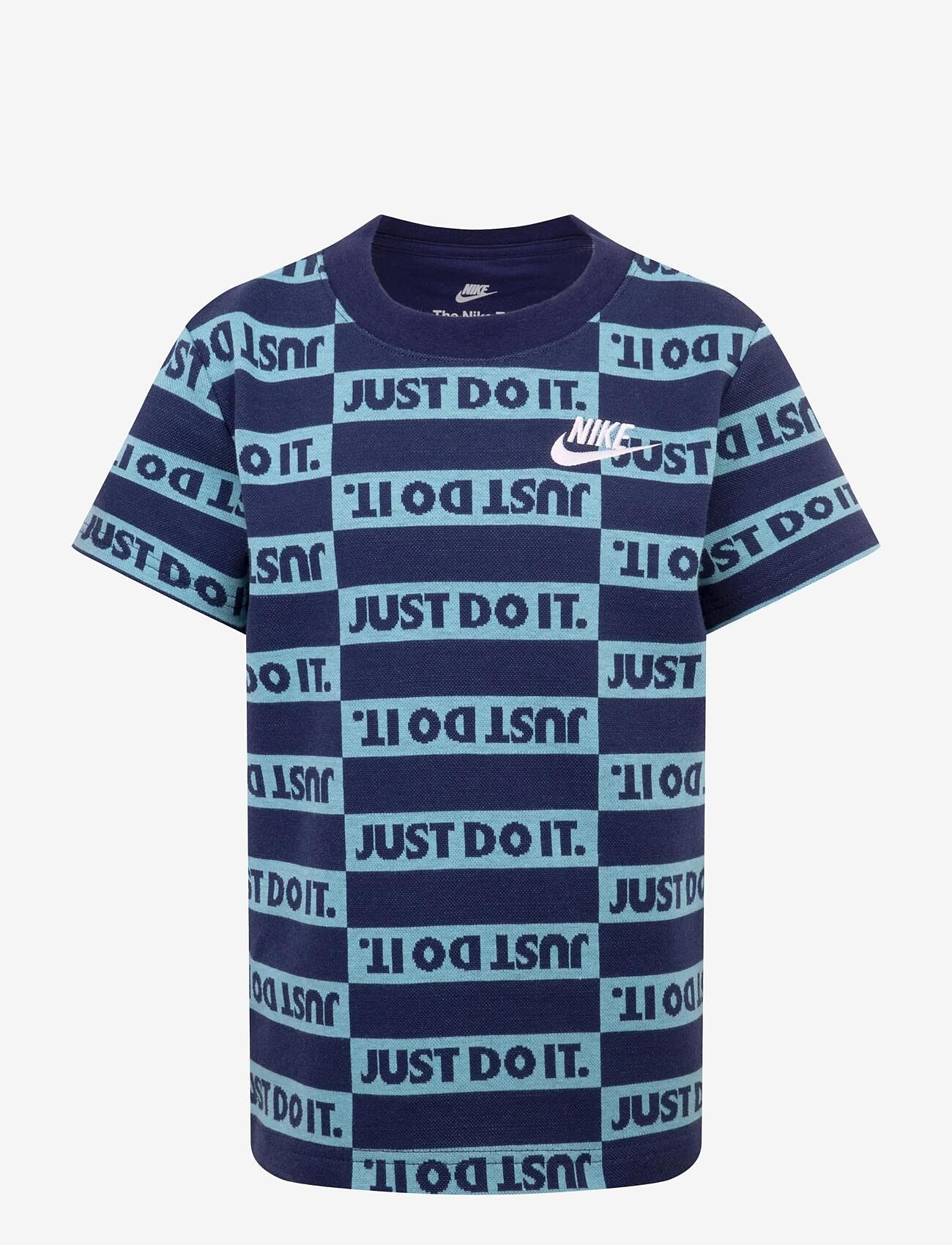 Nike - Nike Printed Tee - kortærmede t-shirts - midnight navy - 0