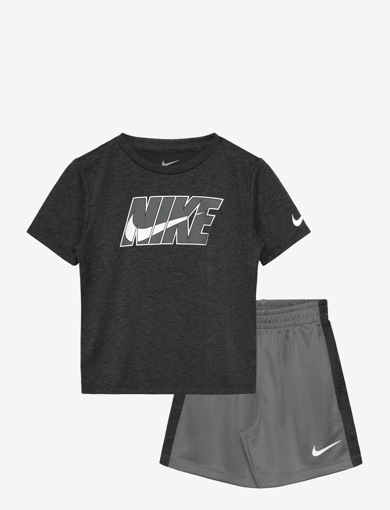 Nike - KS-KNIT SHORT SET - kaksiosaiset setit - smoke grey - 0