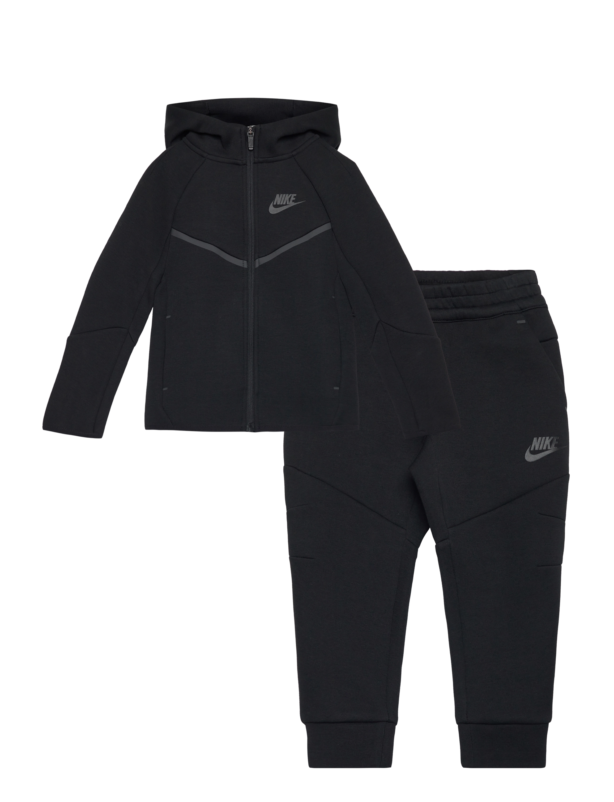 Nike Nike Sportswear Tech Fleece Set, 104/110, Black, Sport > Træningsdragter, Børn