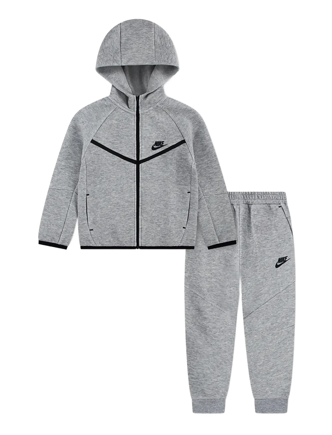 NIKE Nike Sportswear Tech Fleece Set Grau - 116/122 - Kinder