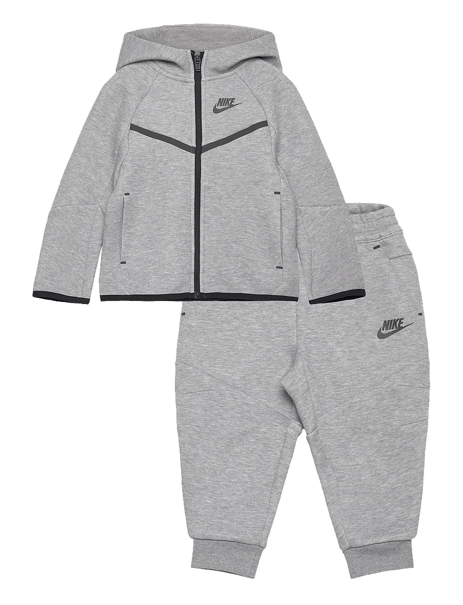 Nike - Nike Sportswear Tech Fleece Set - joggingsæt & matchende sæt - dk. grey heather - 0