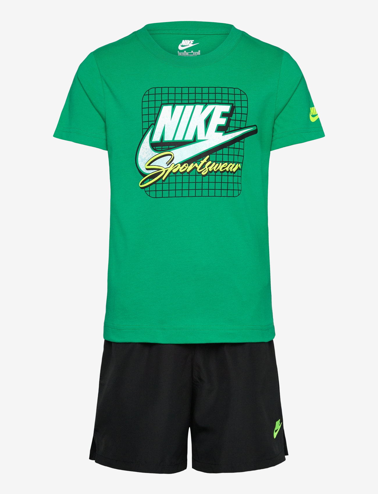 Nike - WS-WOVEN SHORT SET - matchende sæt - black - 0
