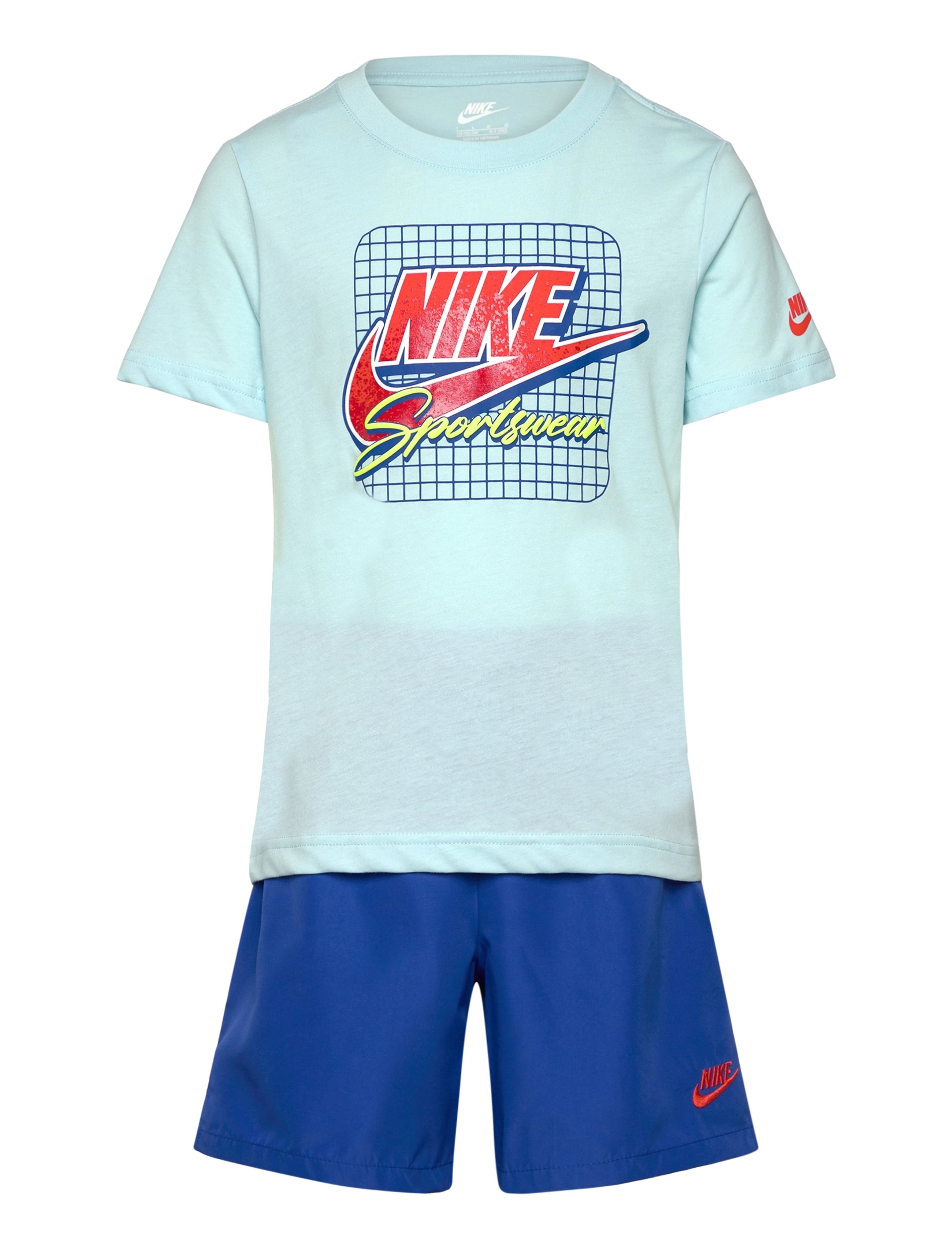 NIKE Nike Sportswear Taffeta Kurz Set Grau - 110/116