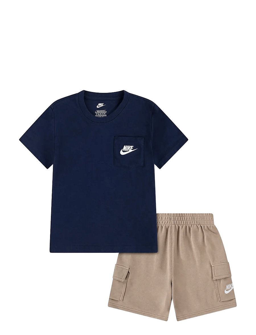 Nike - Nike Sportswear Tee & Short Set - 2-teilige sets - beige - 0