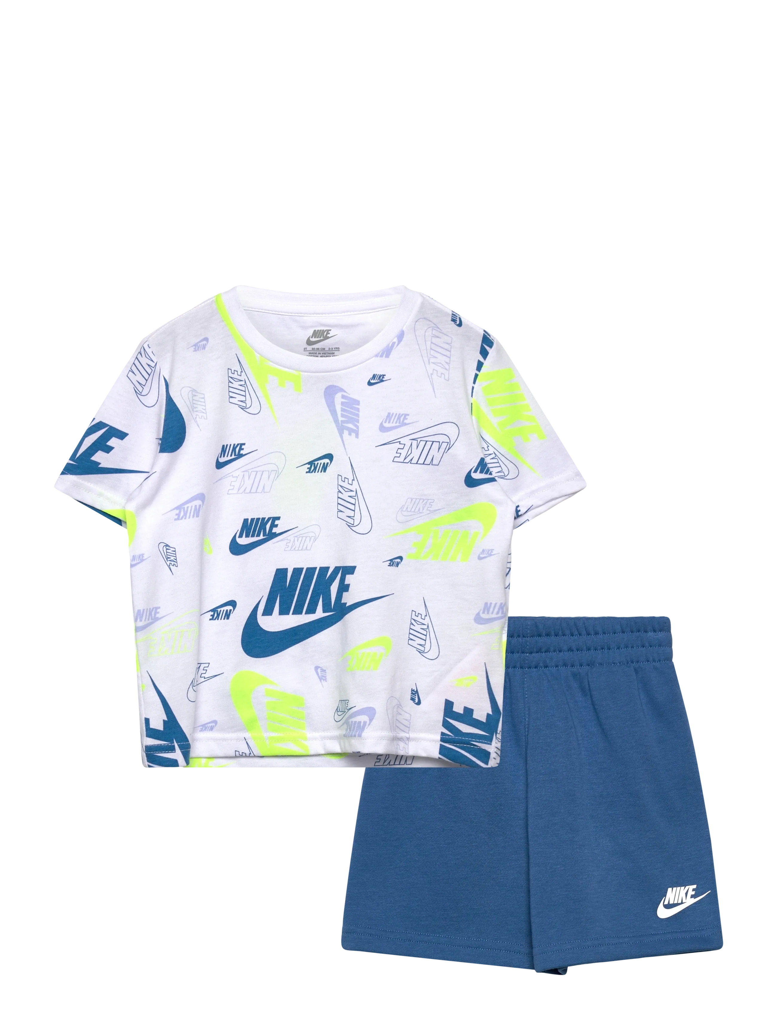 Nike NKN N NSW AOP LT WT FT SHORT S - Sæt - BLUE / blue