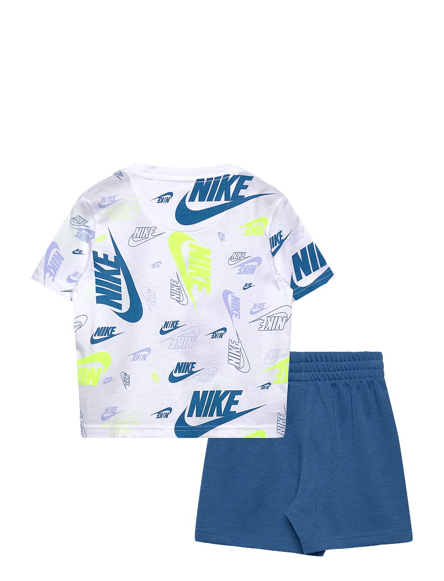 Nike - Nike Sportswear set with Short - sporttoppar - blue - 1