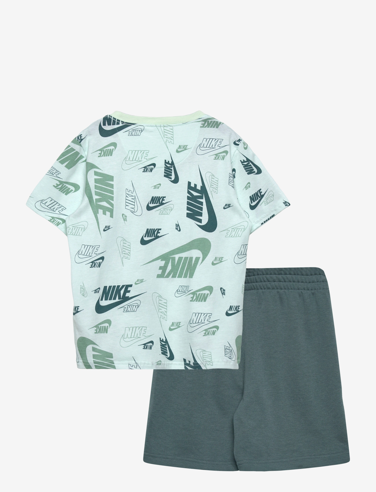 Nike - NKN N NSW AOP LT WT FT SHORT S - sporttoppar - grey - 1