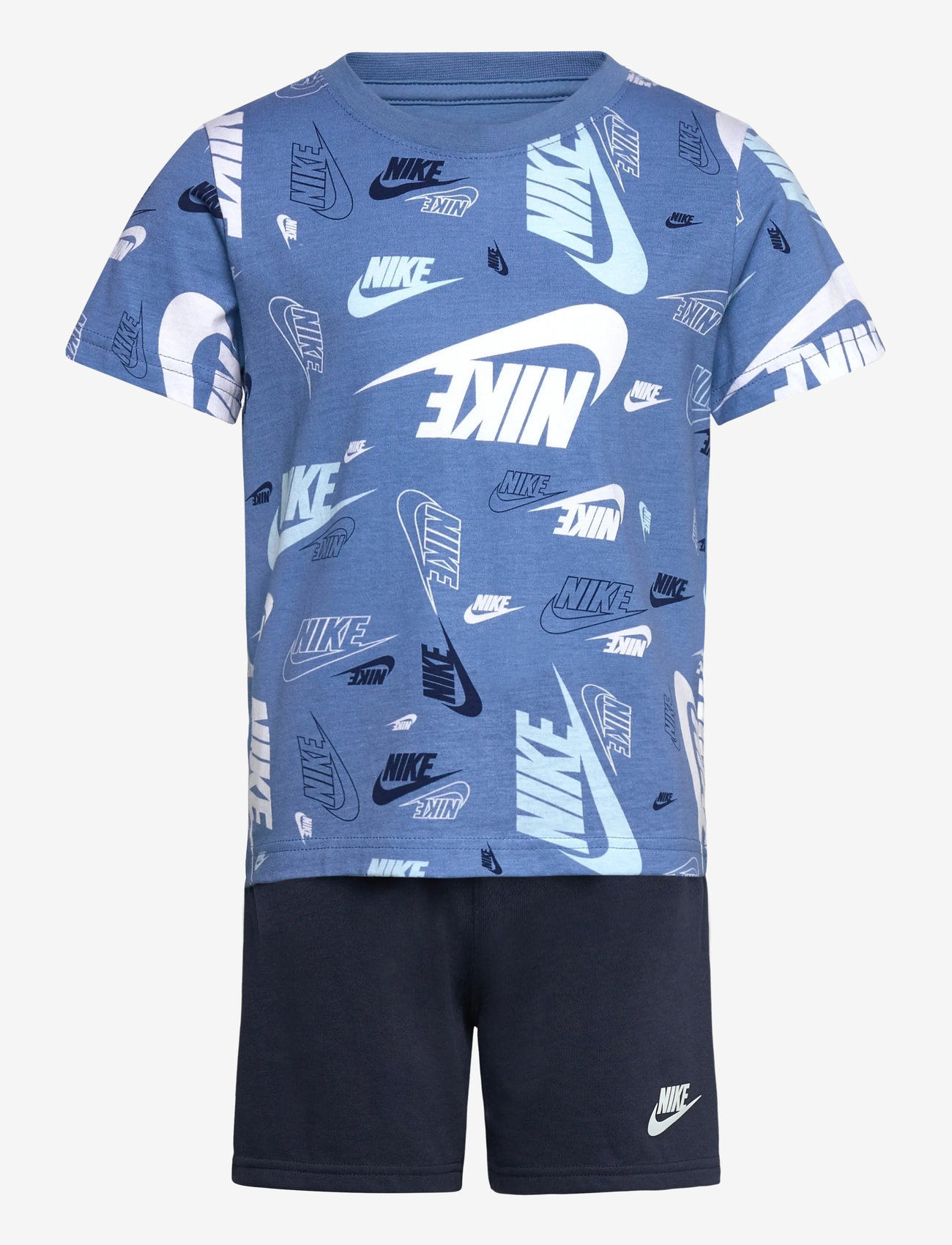 Nike - NKN N NSW AOP LT WT FT SHORT S - topy sportowe - midnight navy - 0