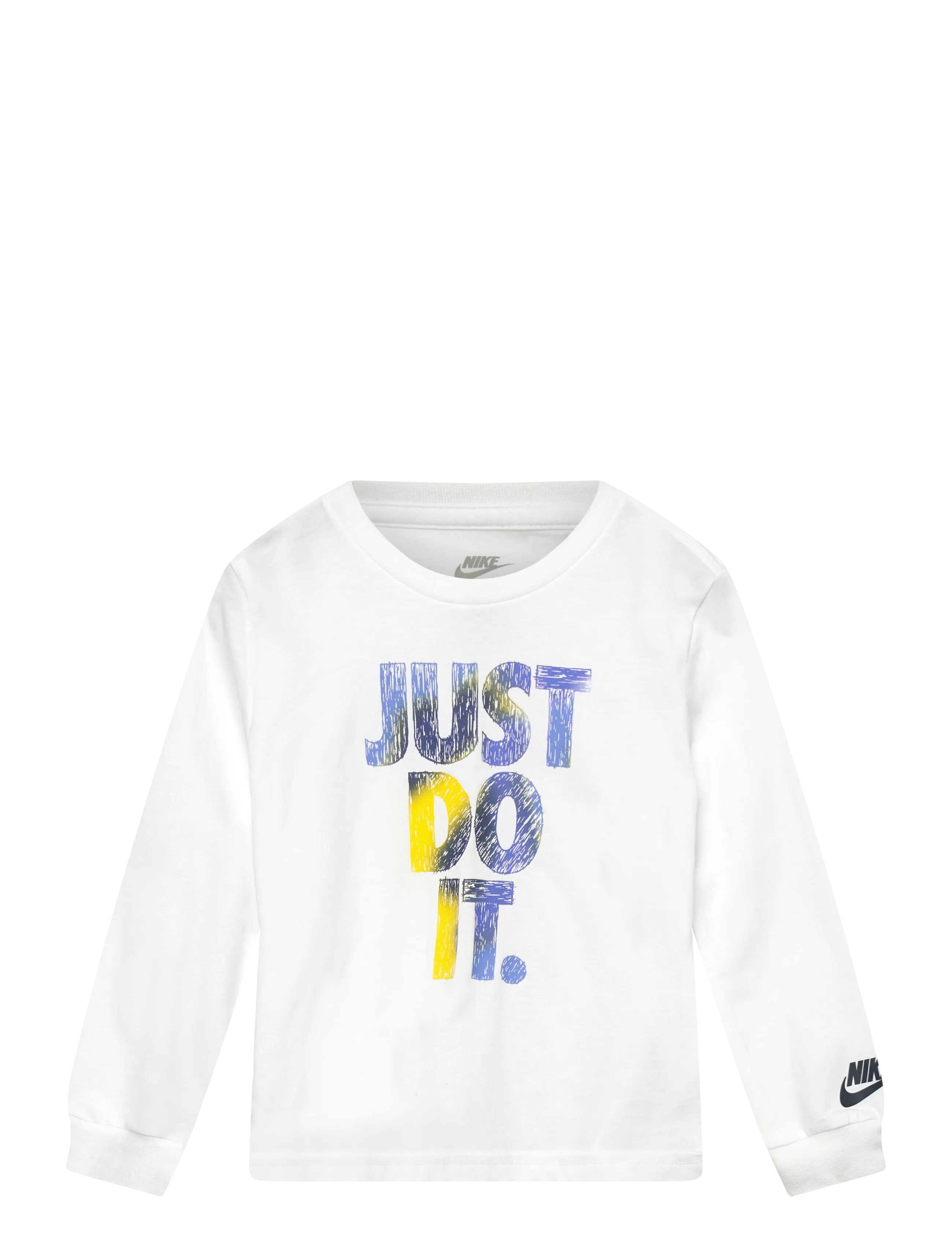 Nike Nike Long-Sleeved Tee, 110/116, White, T-Shirts > Langærmede T-shirts, Børn