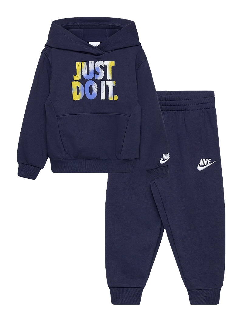 Nike - T8-FRENCH TERRY PANT SET - treniņtērpi un divdaļīgi komplekti - midnight navy - 0