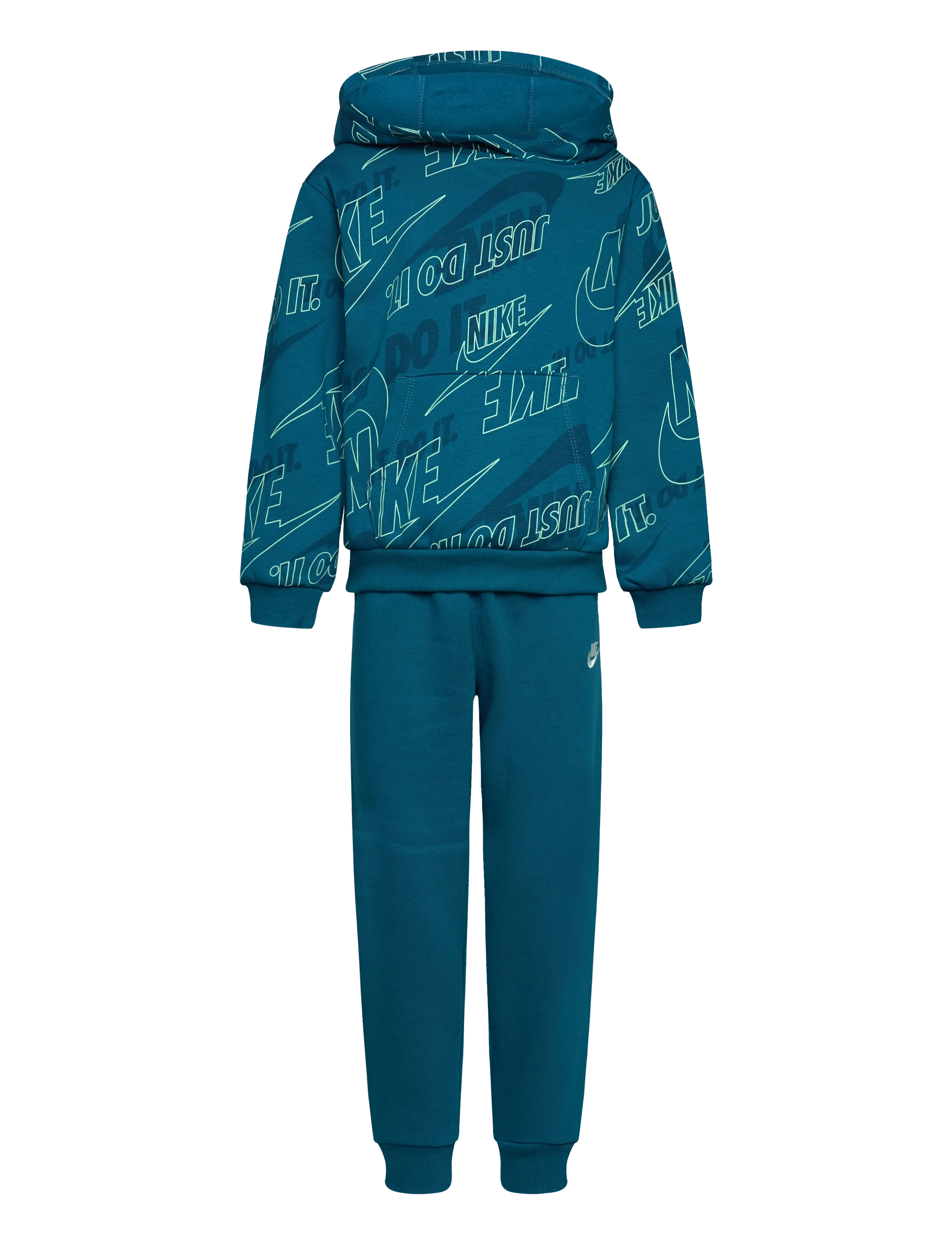 Nike F8-FLEECE PANT SET - Kläder - GREEN / blue