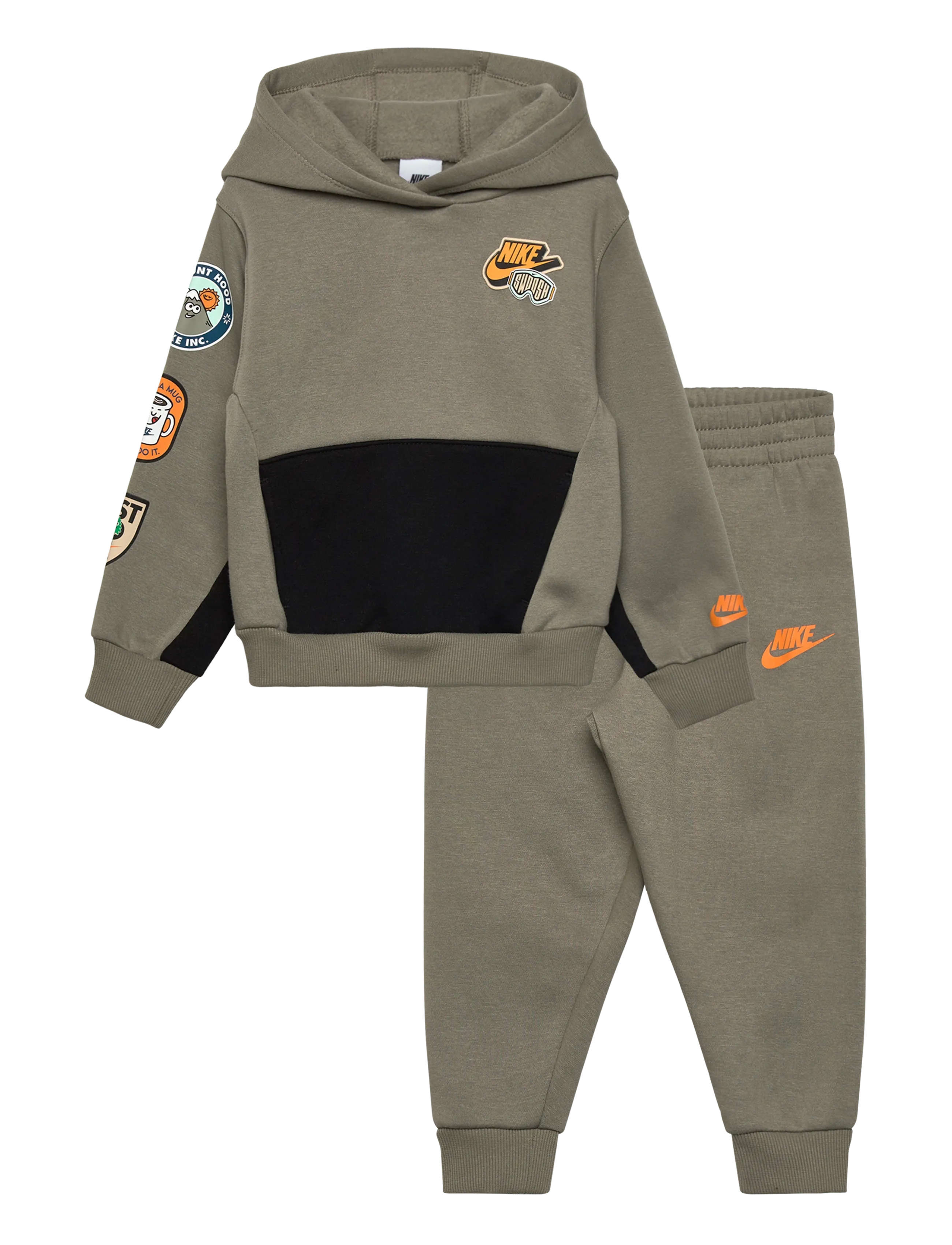 F8-FLEECE PANT SET - GRAY