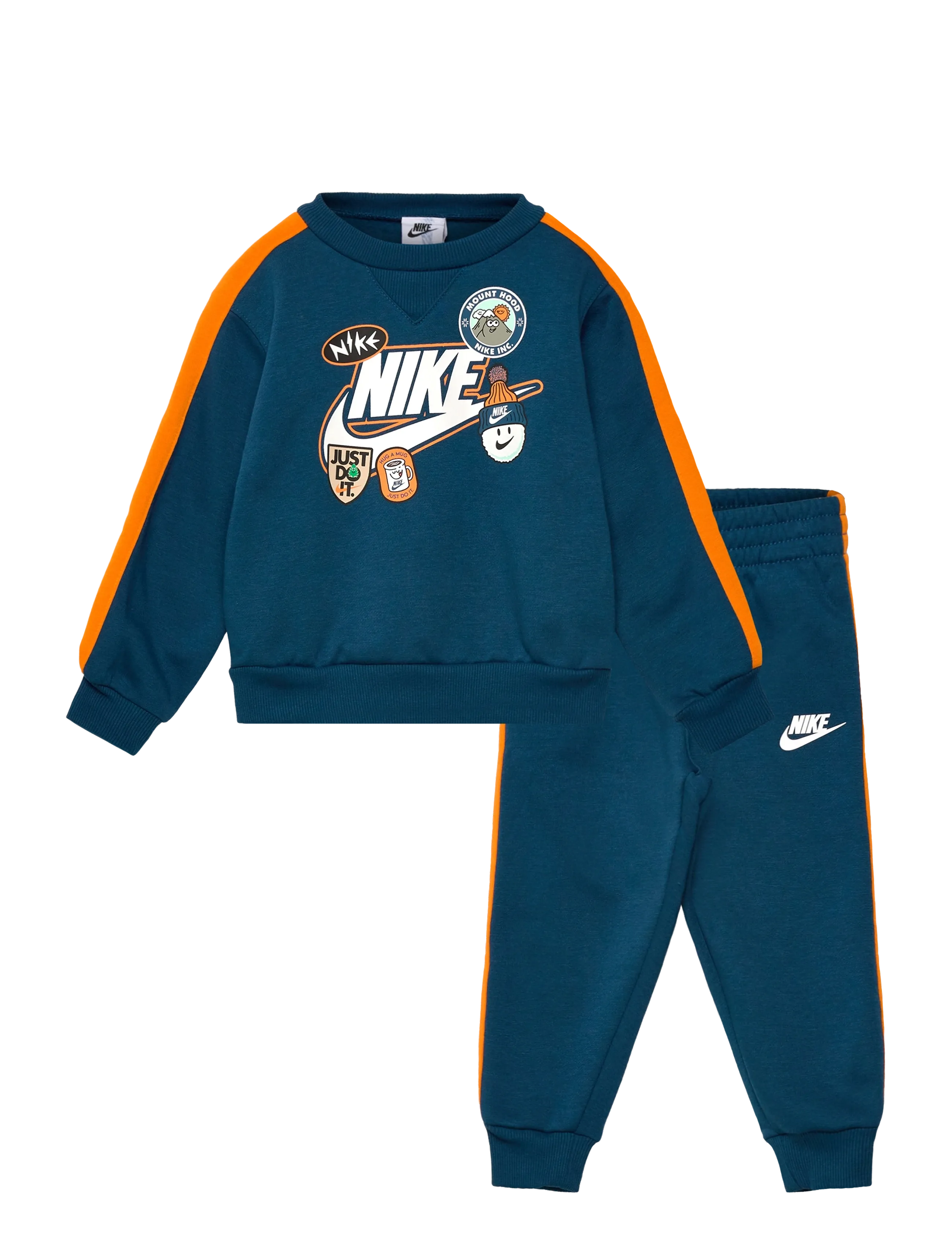 F8-FLEECE PANT SET - BLUE