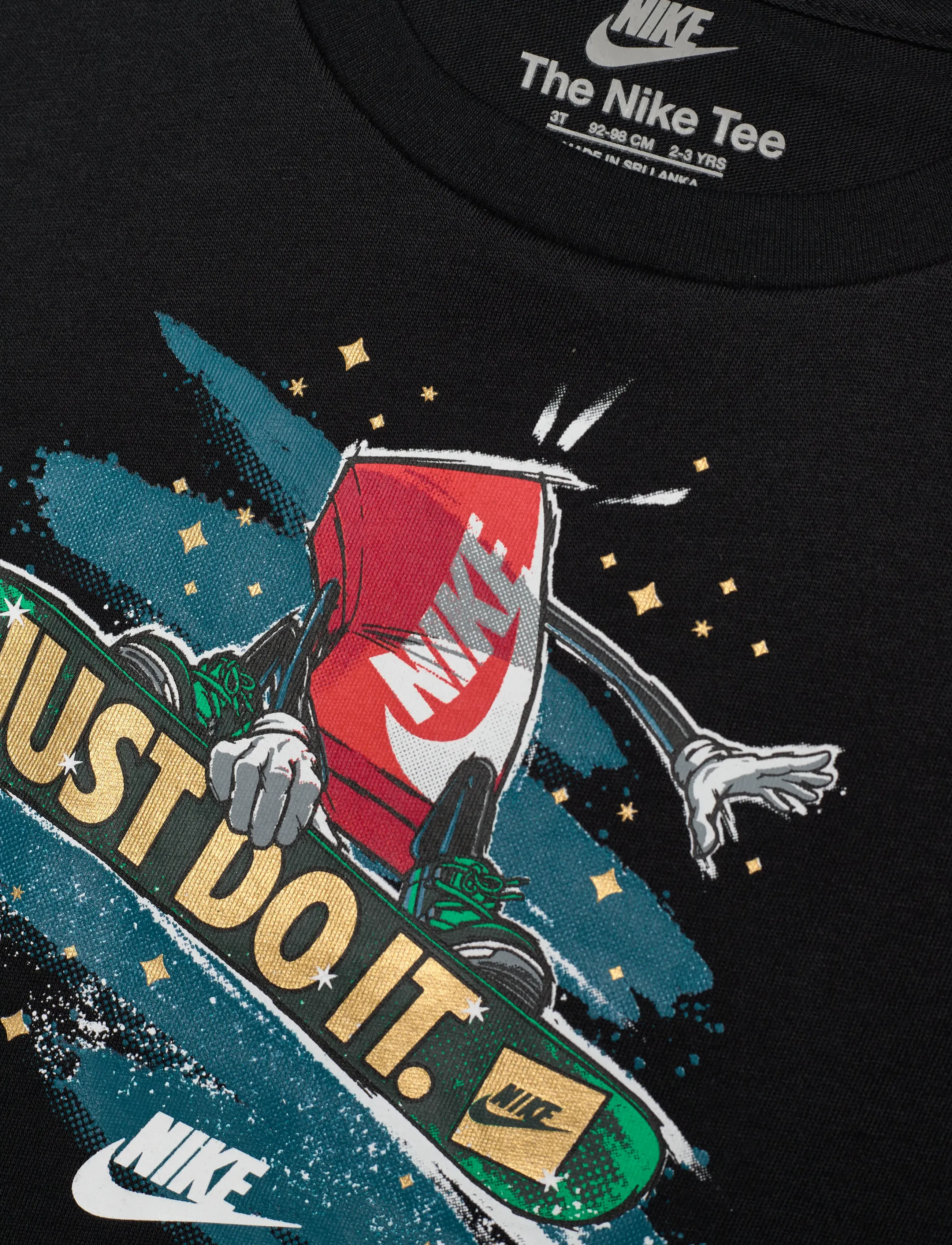 Nike - TE-S/S TEE - krótki rękaw - black - 2