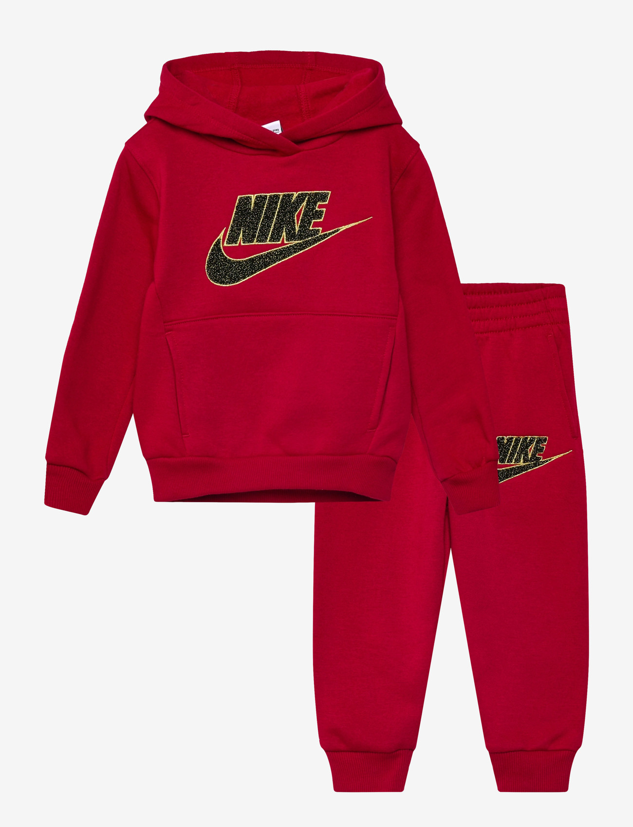 Nike - F8-FLEECE PANT SET - treeningriided ja 2-osalised komplektid - red - 0