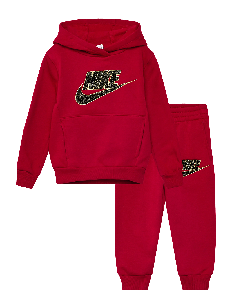 Nike - F8-FLEECE PANT SET - treeningriided ja 2-osalised komplektid - red - 0