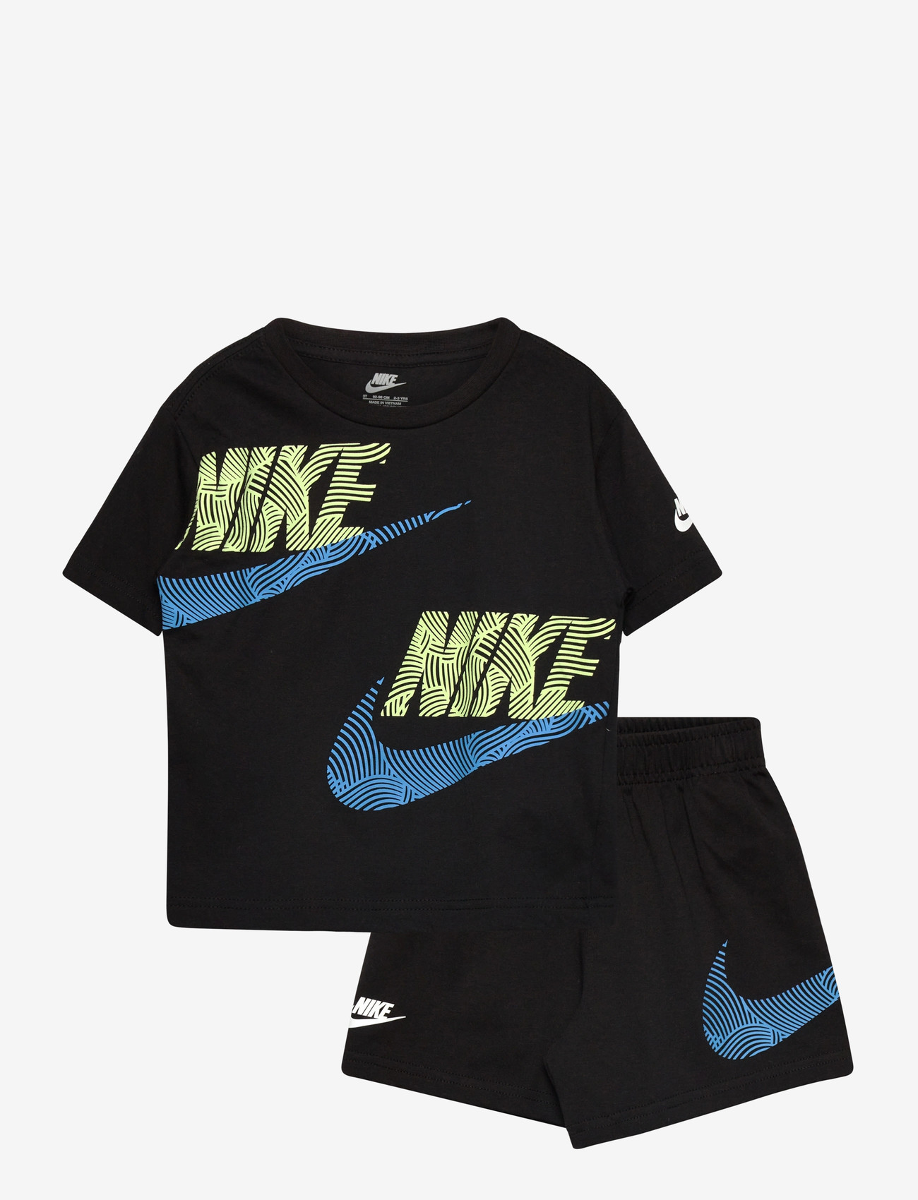 Nike - KS-KNIT SHORT SET - matchende sæt - black - 0