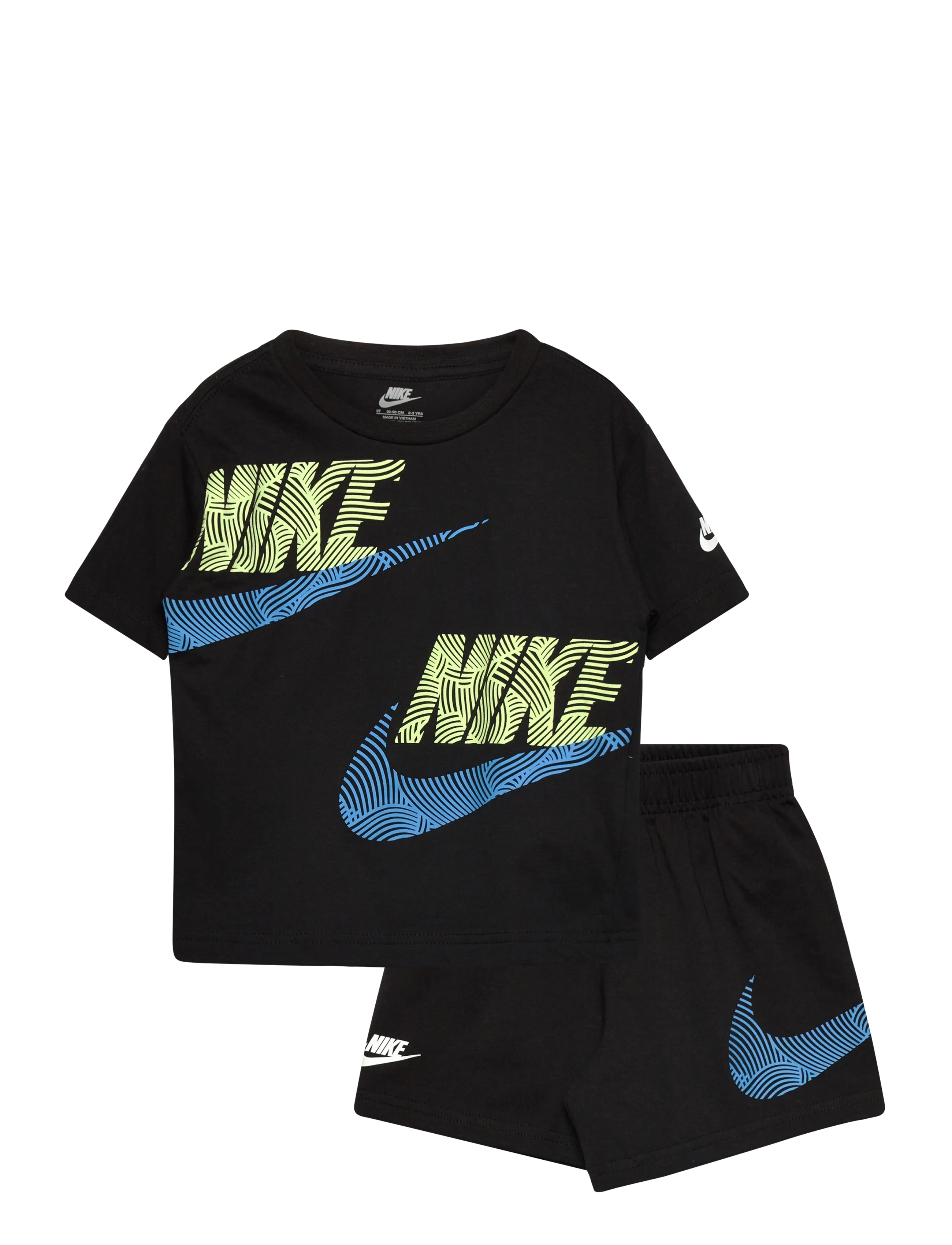 Nike KS-KNIT SHORT SET - Sets - BLACK / black