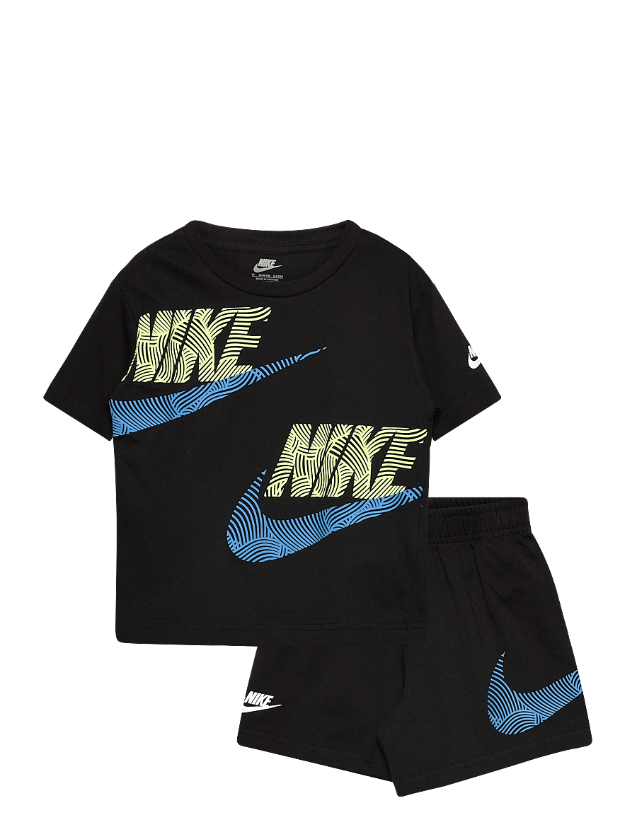 Nike - KS-KNIT SHORT SET - 2 í setti - black - 0