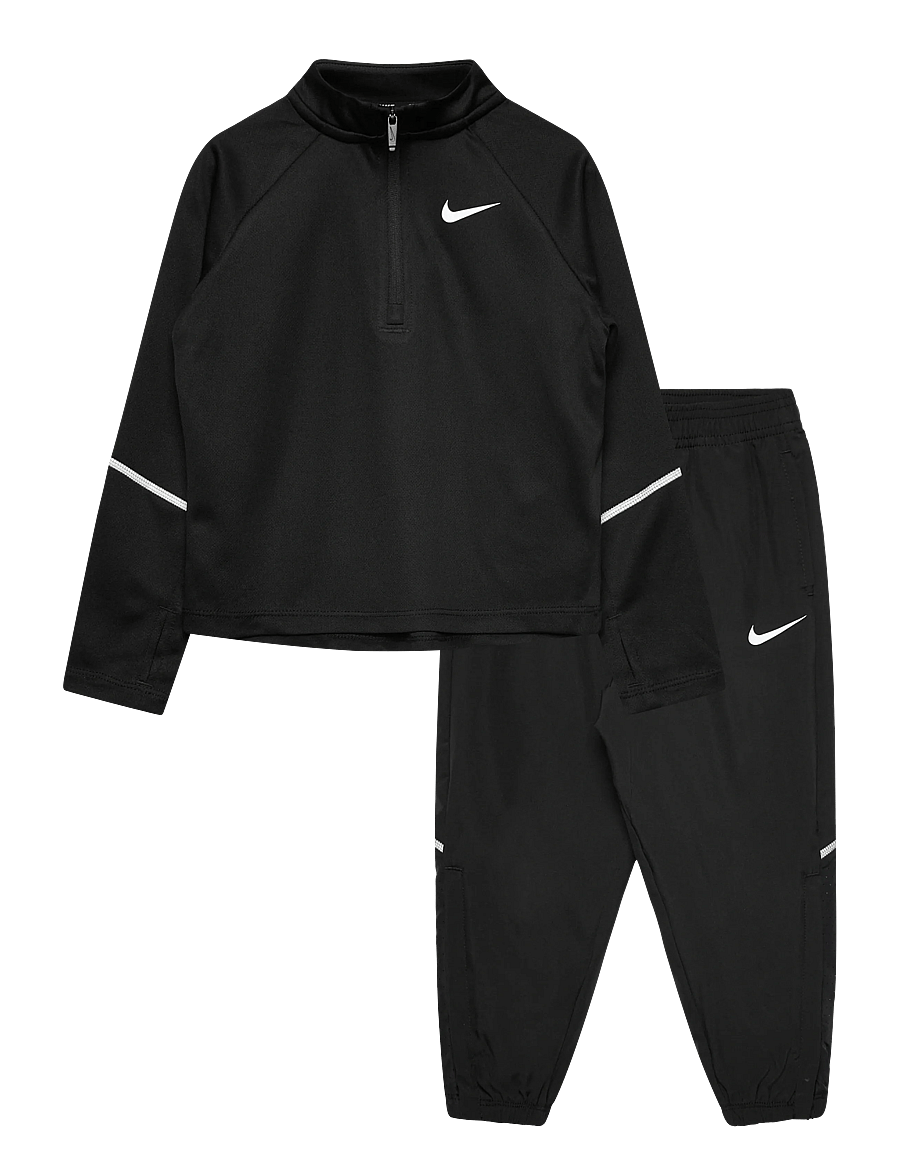 Nike - Nike DRI-FIT Miler Top/Pant - trainingsanzug - black - 0