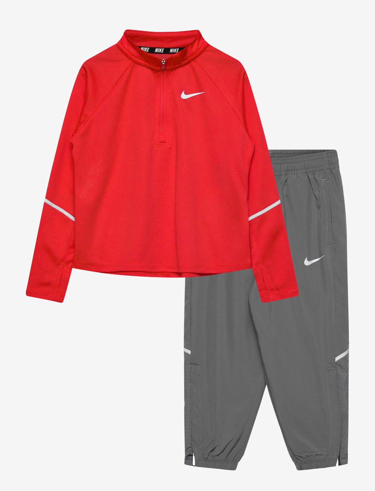 Nike - NKB K NK DF MILER HZ TOP PANT - trainingsanzug - smoke grey - 0