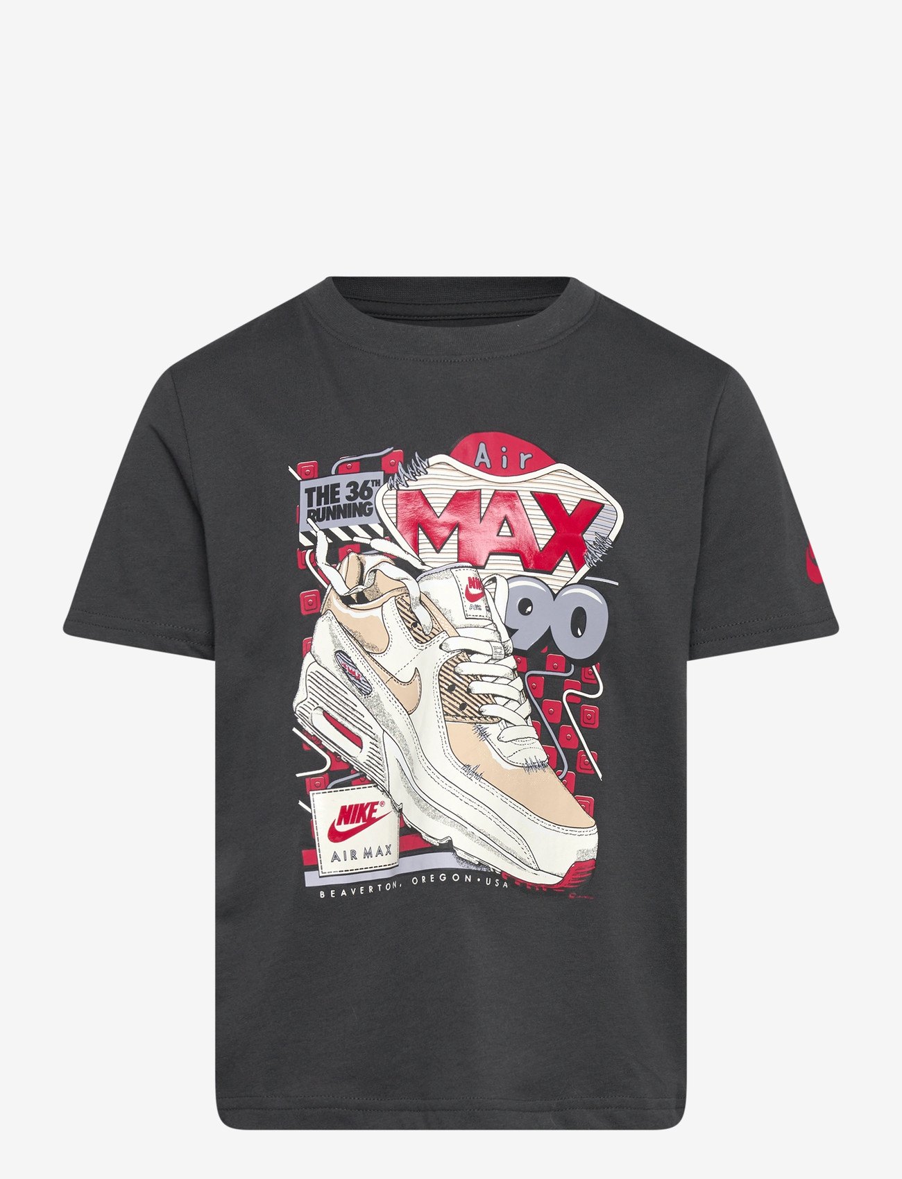 Nike - TE-S/S TEE - kortærmede t-shirts - dk smoke grey - 0