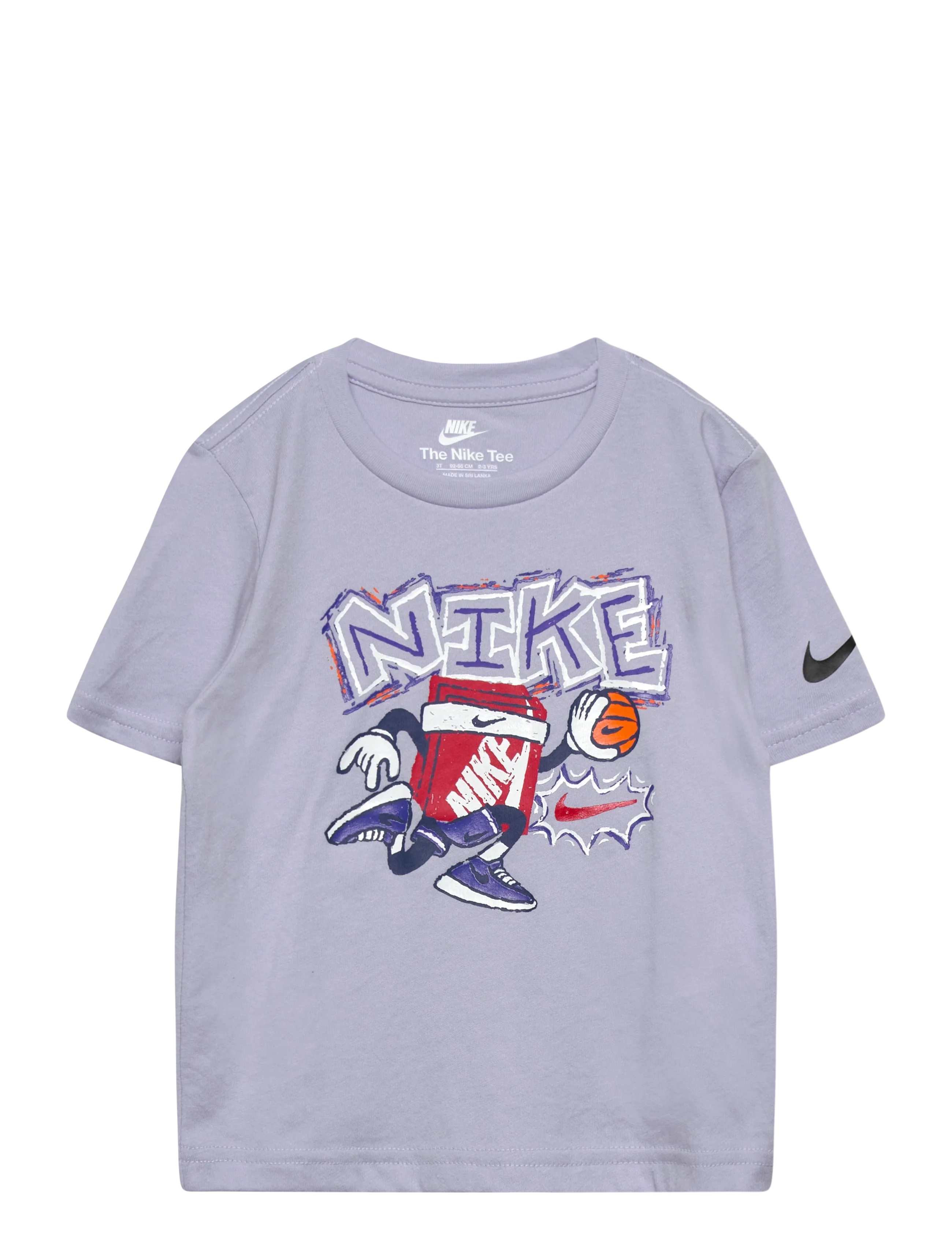 Nike Nike Chalky Boxy Bball Tee, 98/104, Grey, T-Shirts > Kortærmede, Børn