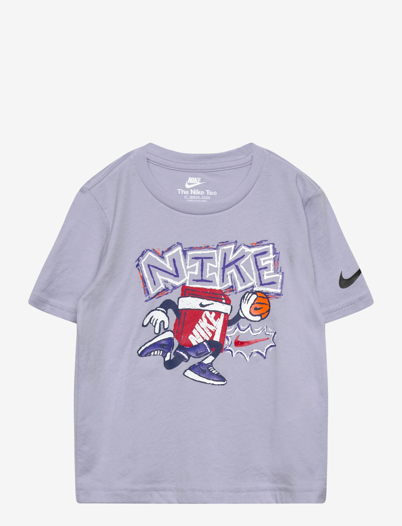 Nike - NKB CHALKY BOXY BBALL TEE - short-sleeved t-shirts - grey - 0