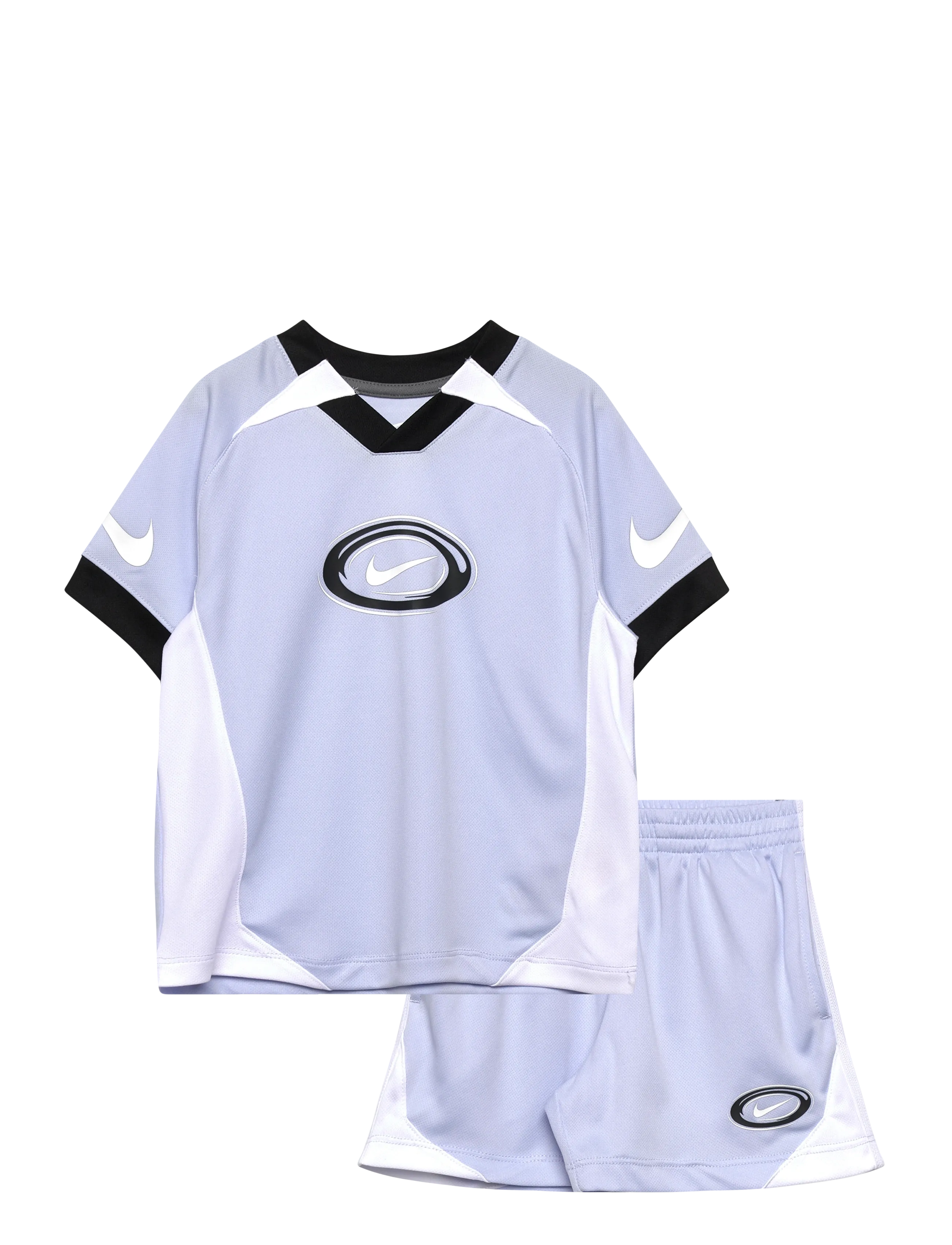 Nike Nike Dri-Fit Swoosh Love Short, 110/116, Blue, Sport > Sæt Med Kortærmet T-Shirt, Børn