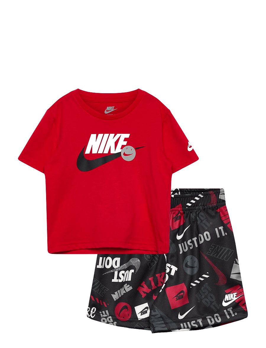 Nike - Nike Sportswear Short Set - matchende sæt - black - 0