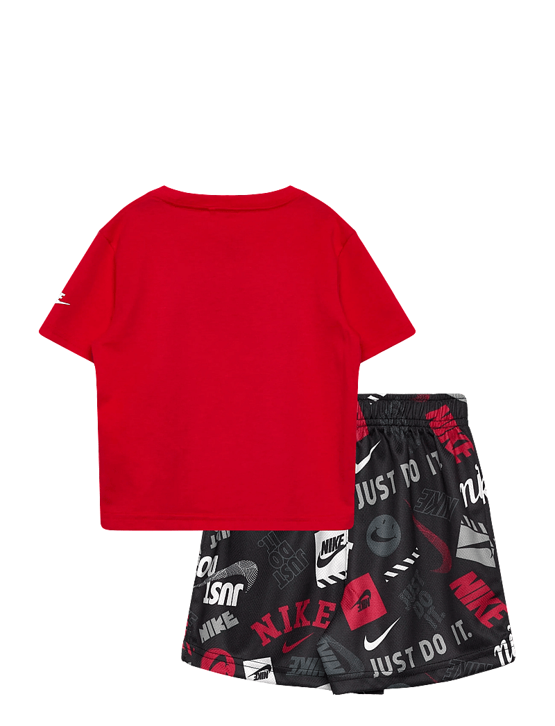 Nike - NKB B NSW ITZ AOP SHORT SET - zestaw 2 szt. - black - 1