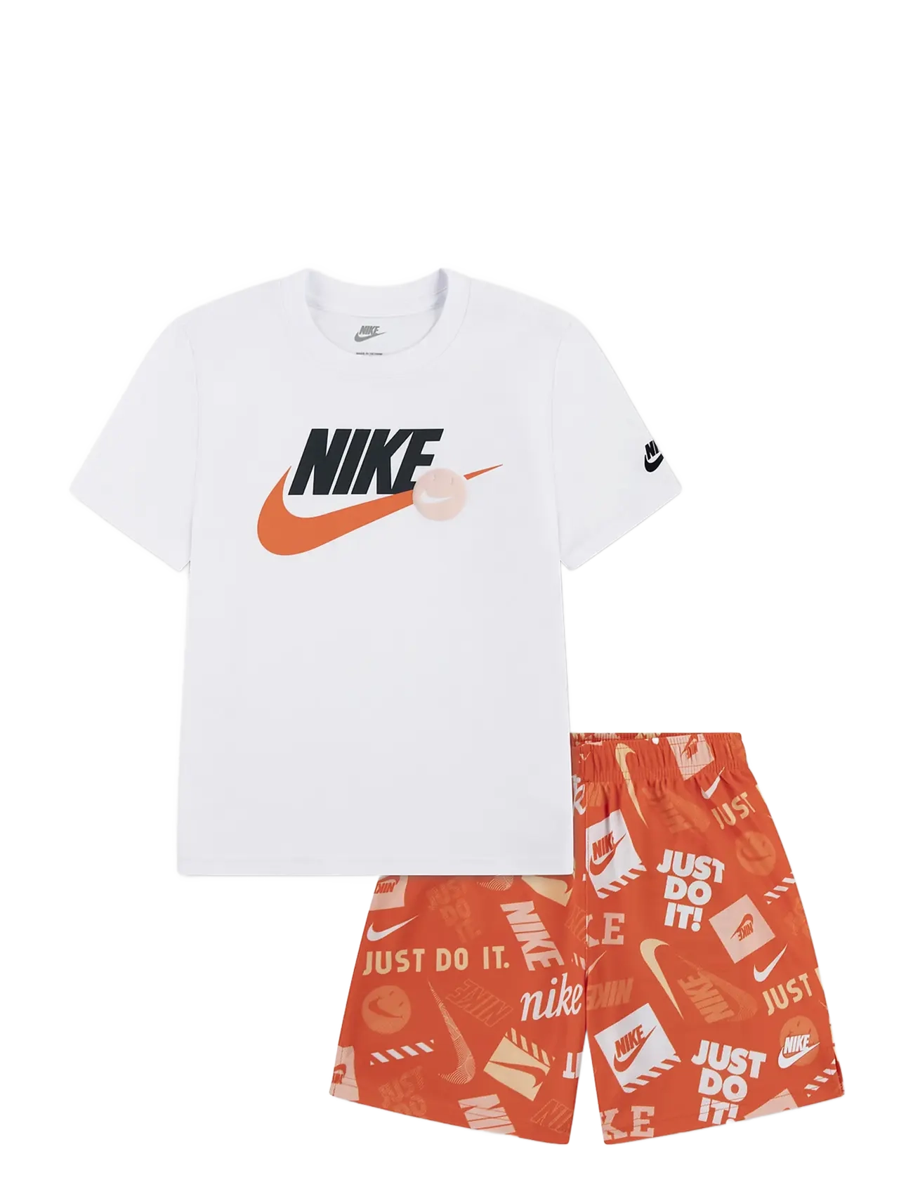 Nike Nike Sportswear Short Set - Nach Größe einkaufen - ORANGE / white