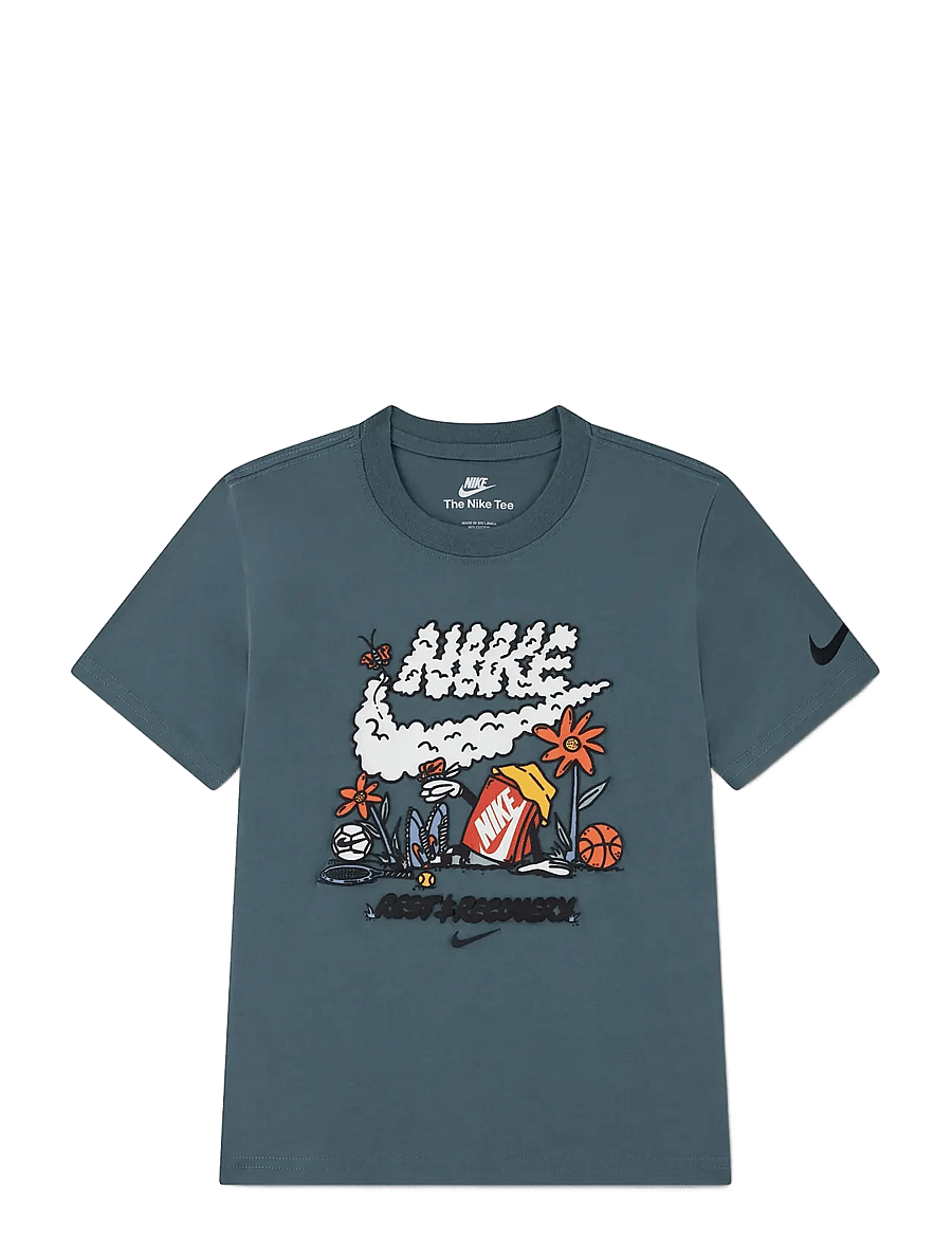 Nike - NIKE REST AND RECOVERY TEE - sporttoppar - grey - 0