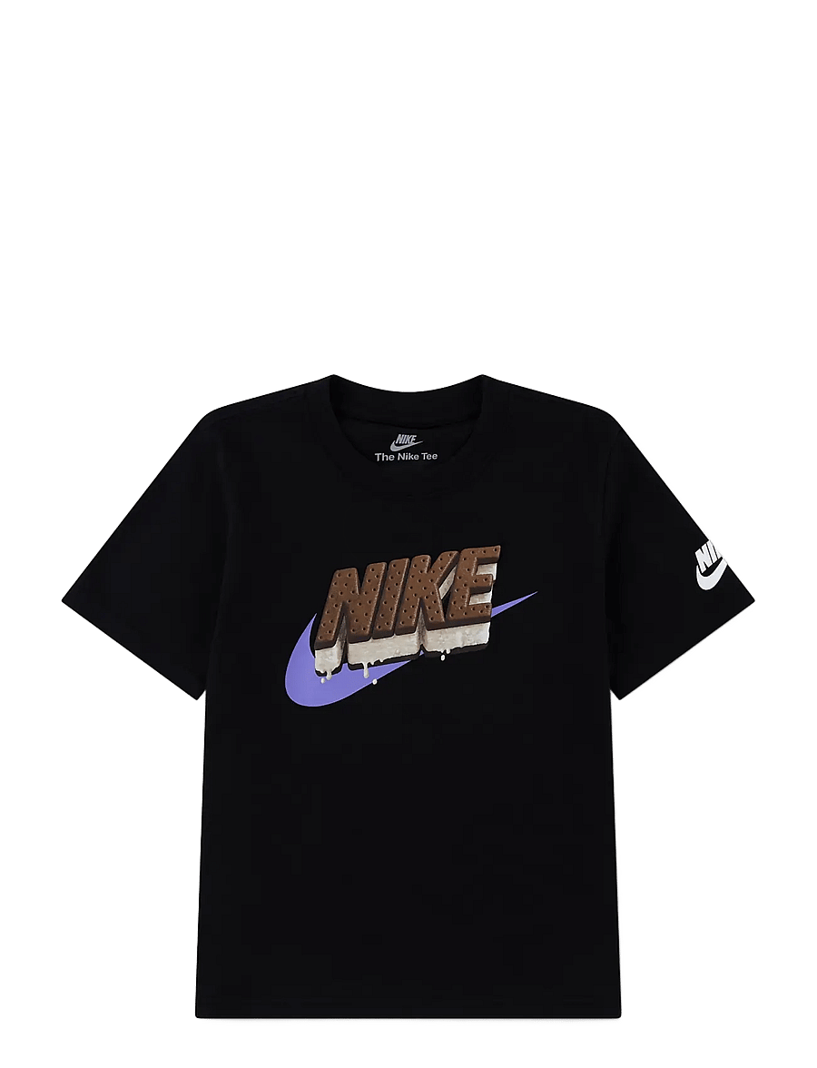 Nike - NIKE ICE CREAM SANDWICH TEE - sportstoppe - black - 0