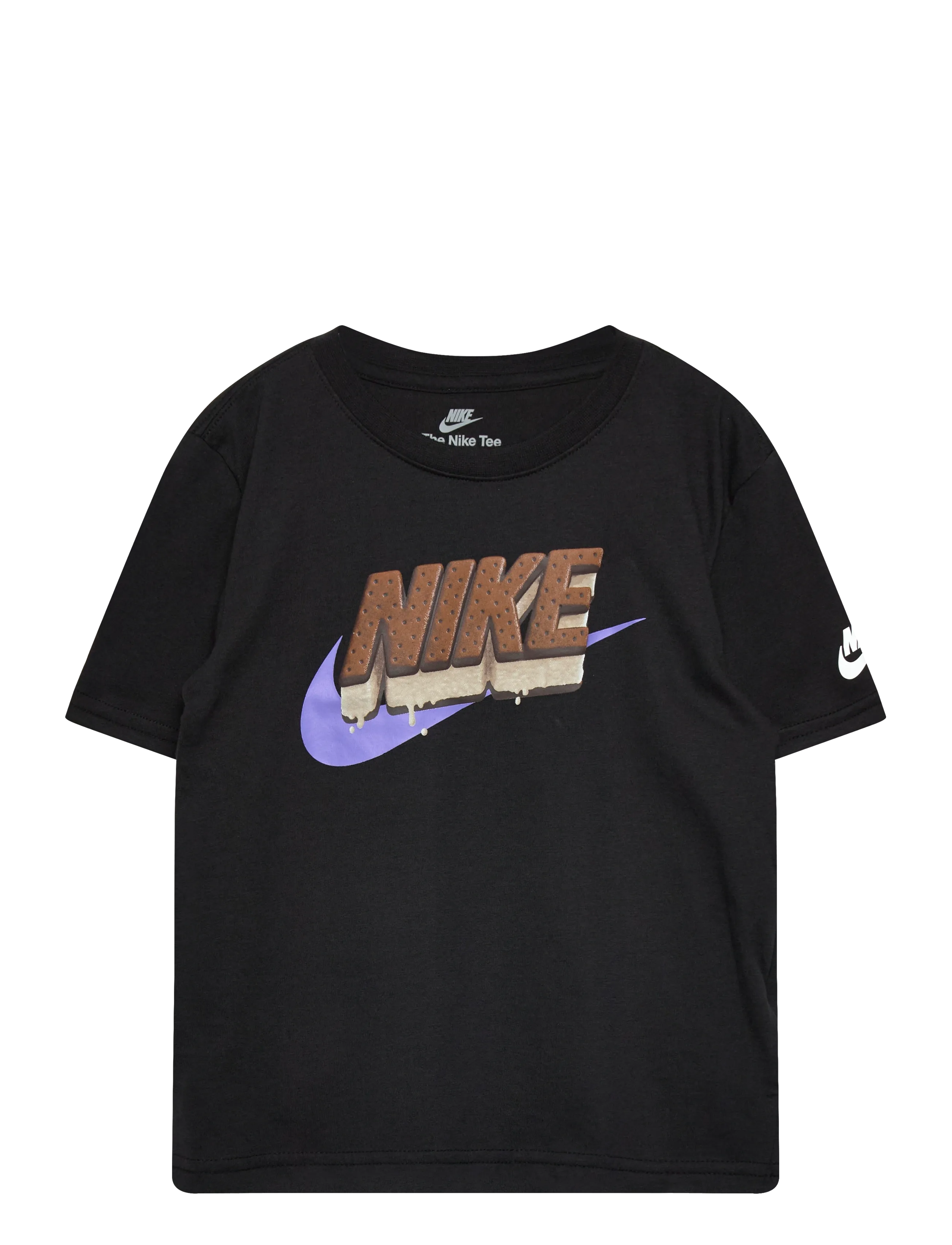 Nike - NIKE ICE CREAM SANDWICH TEE - sportstoppe - black - 0