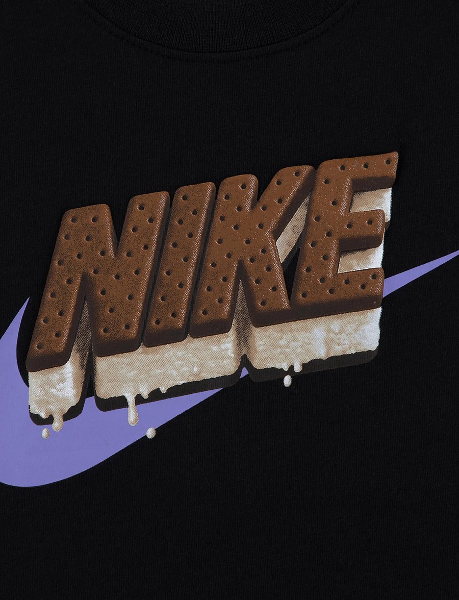 Nike - NIKE ICE CREAM SANDWICH TEE - sportstoppe - black - 2