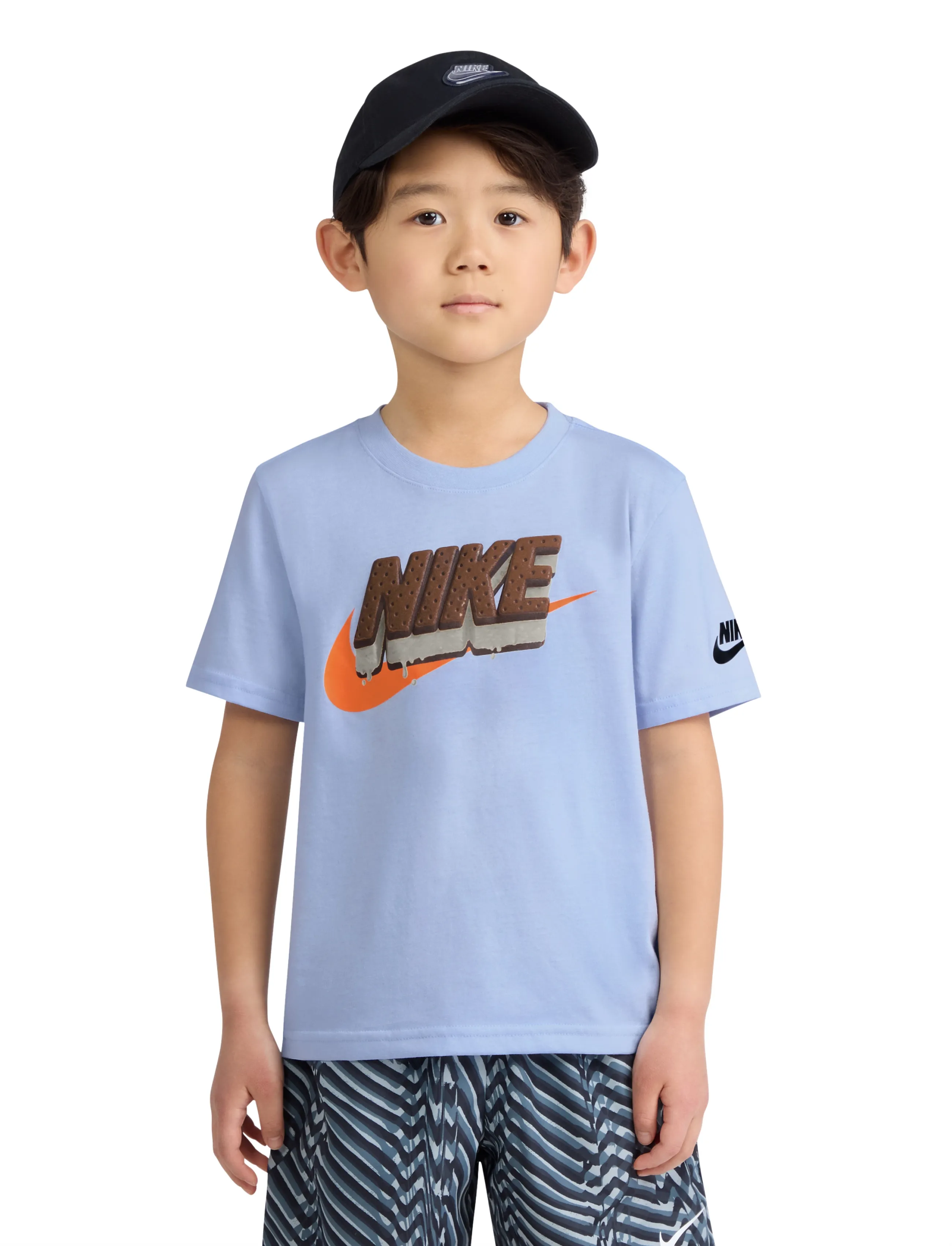 Nike Nike Ice Cream Sandwich Tee, 98/104, Blue, T-Shirts > Sportstoppe, Børn