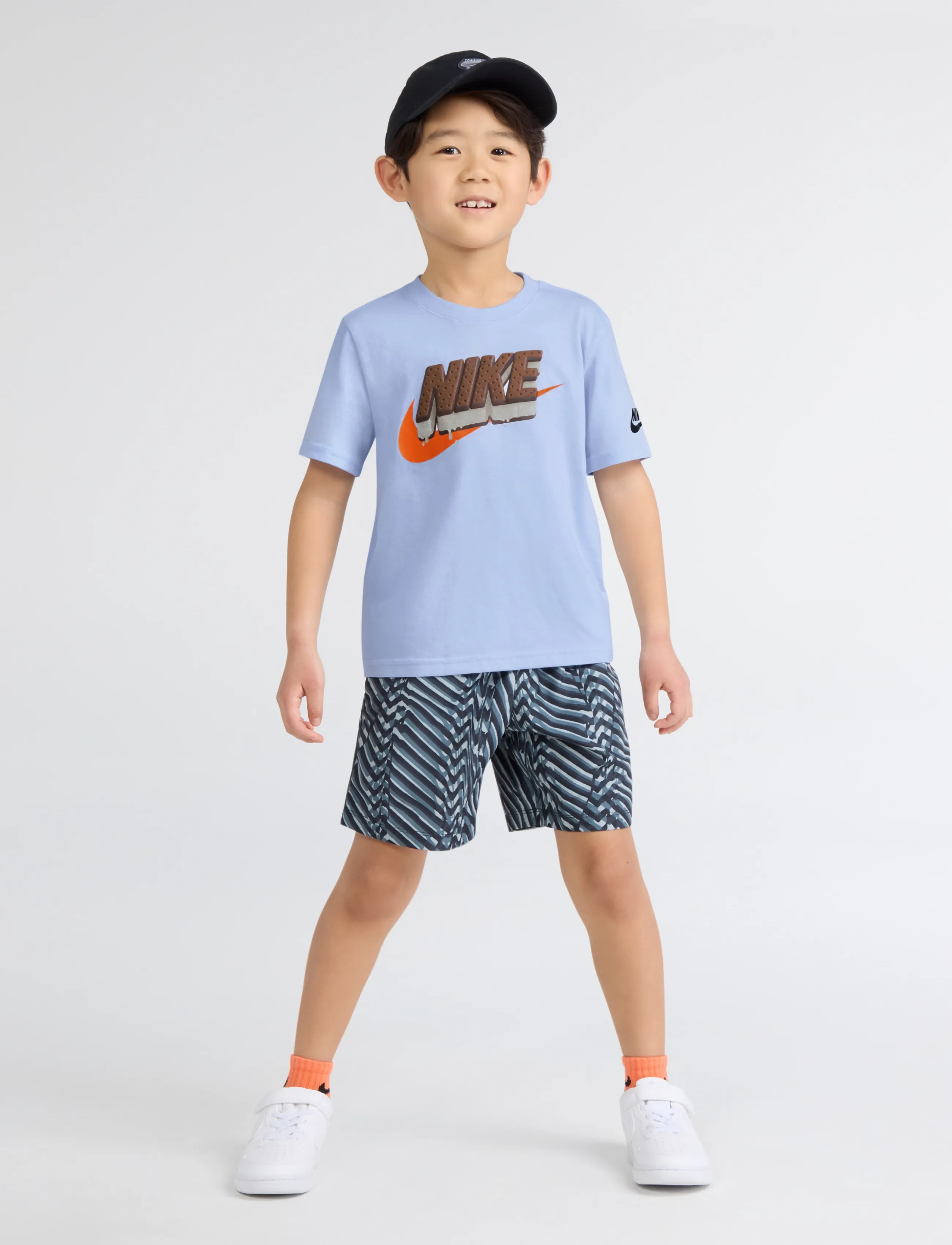 Nike - NIKE ICE CREAM SANDWICH TEE - sportstoppe - blue - 4