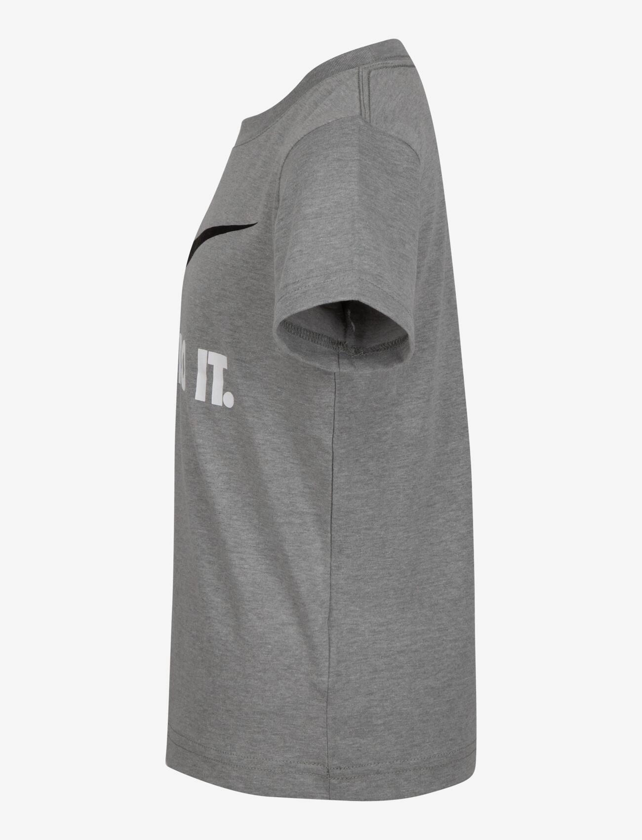 Nike - TE-S/S TEE - t-shirts à manches courtes - dark grey heather/white - 2