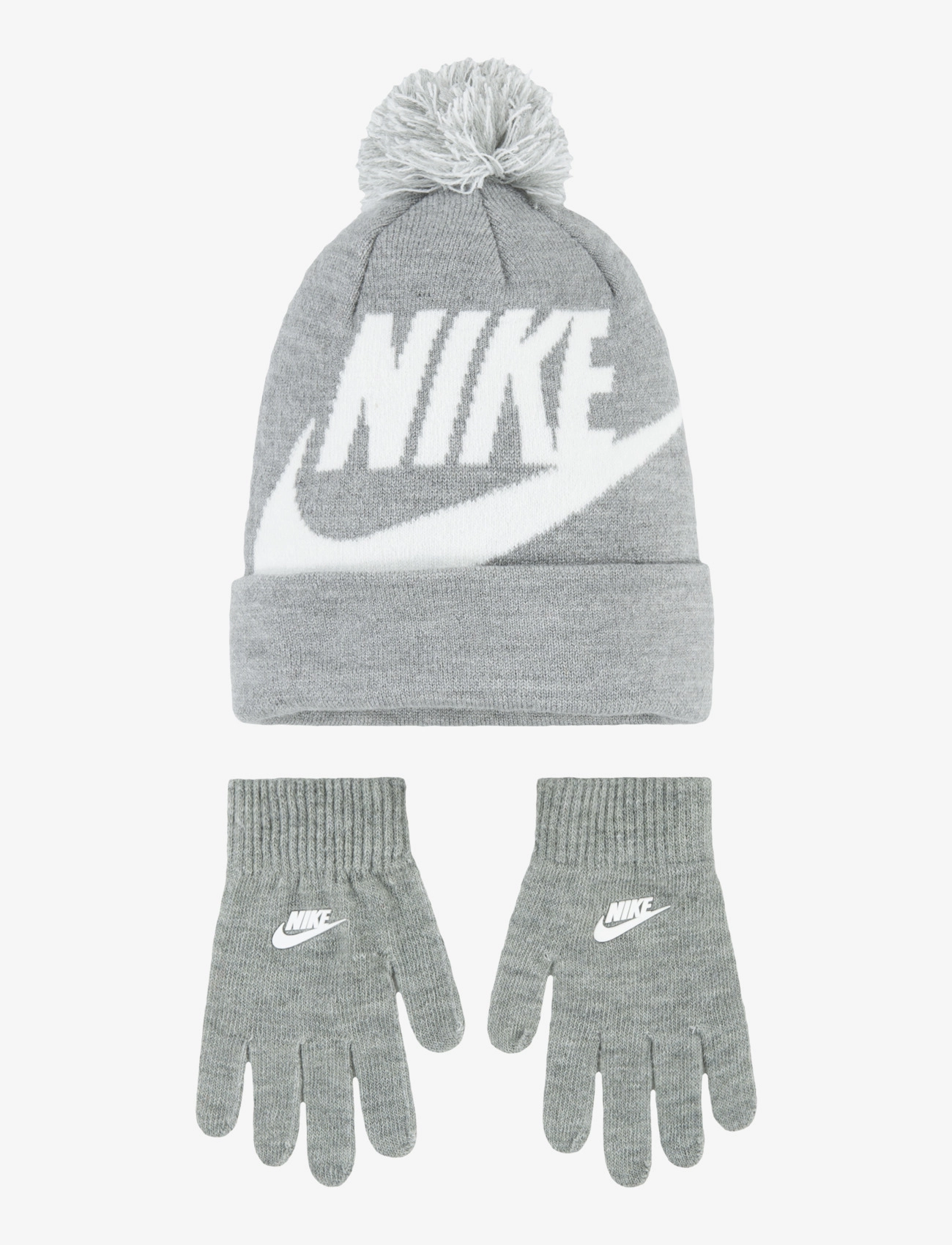 Nike BH-BEANIE SETS - Winter-Accessoire-Set - DK GREY HEATHER / grey