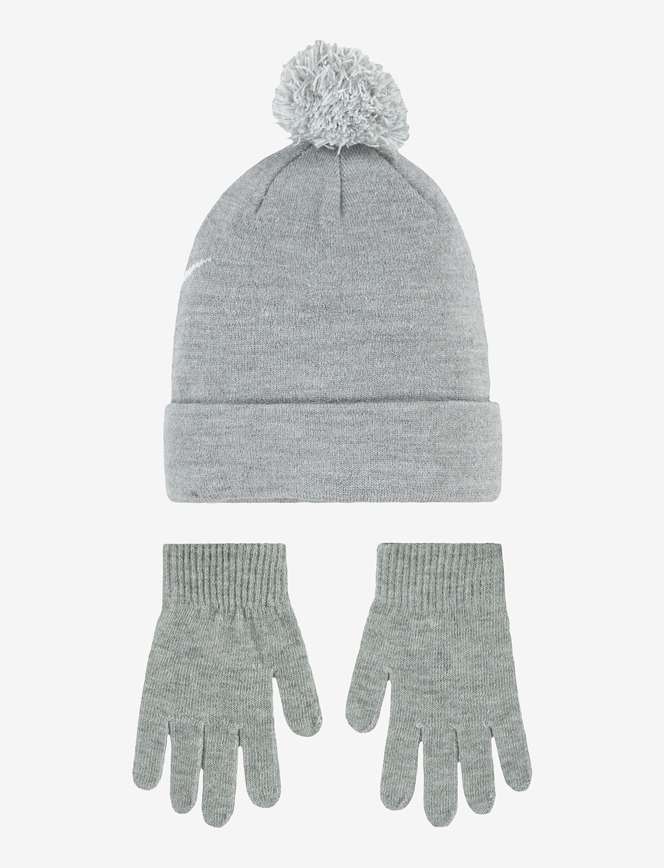 Nike - BH-BEANIE SETS - talviste tarvikute komplekt - dk grey heather - 2