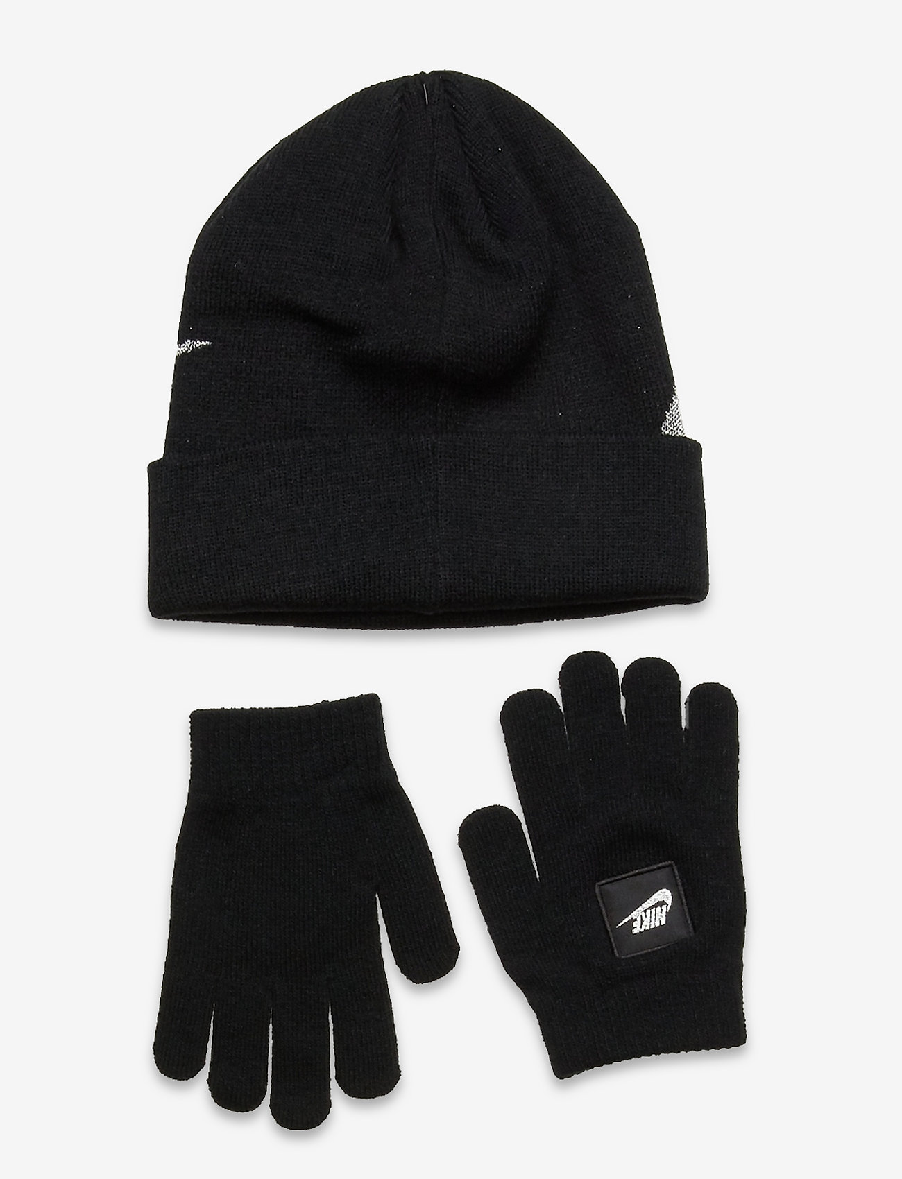 Nike - NAN CROPPED FUTURA BEANIE SET - black/silver - 1