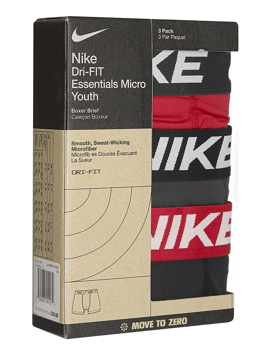 Nike - Nike ESSENTIAL MICRO 3PK - kalsonger - university red - 3