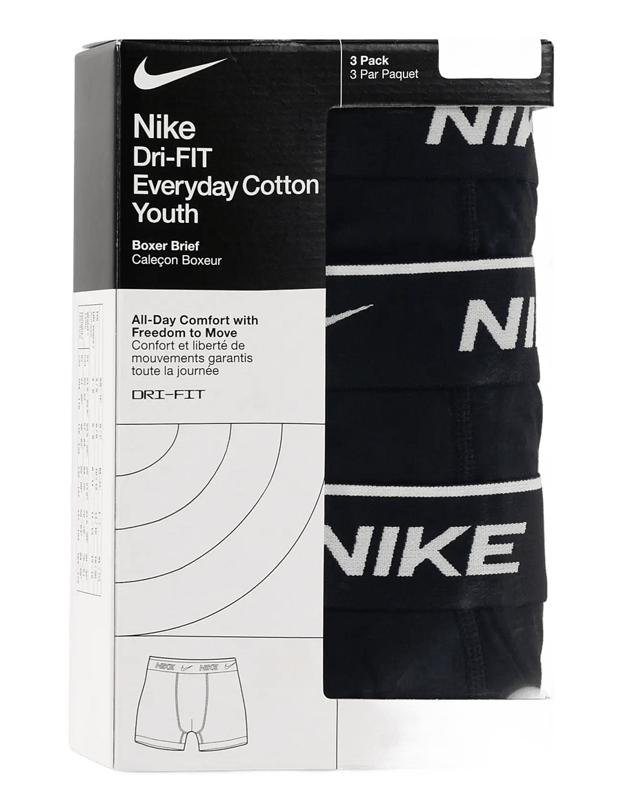 Nike - NIKE DAY COTTON STRETCH 3 - kalsonger - black - 2