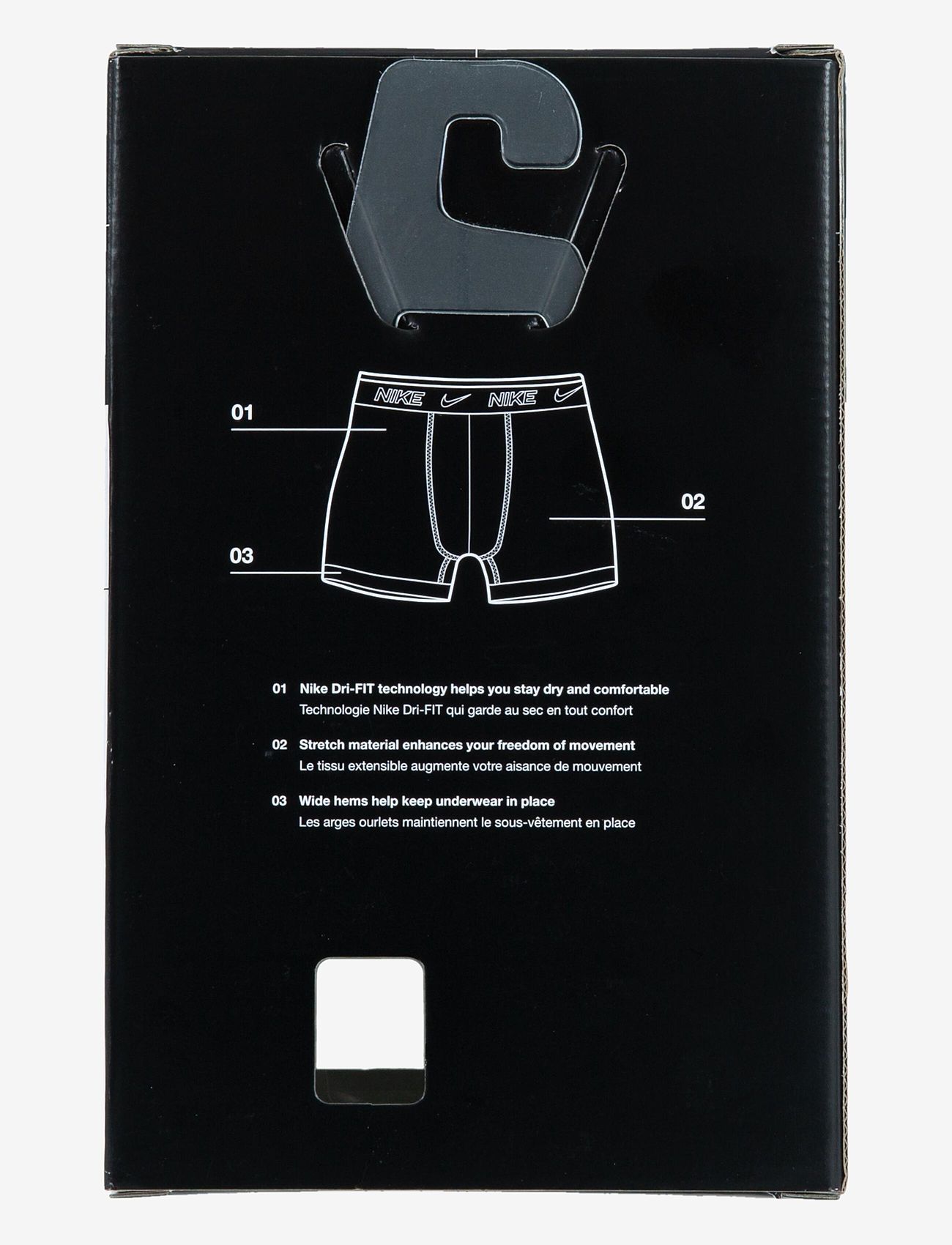 Nike - XB-BOXER/BRIEF - underbukser - black - 3