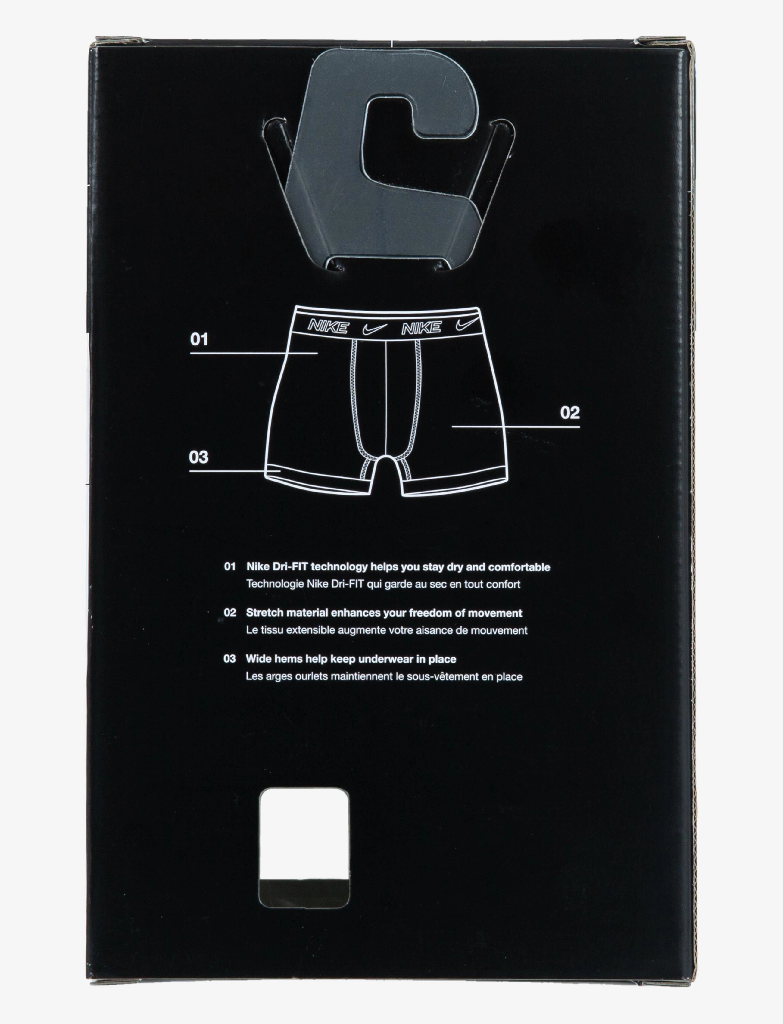 Nike - NIKE DAY COTTON STRETCH 3 - underbukser - black - 3